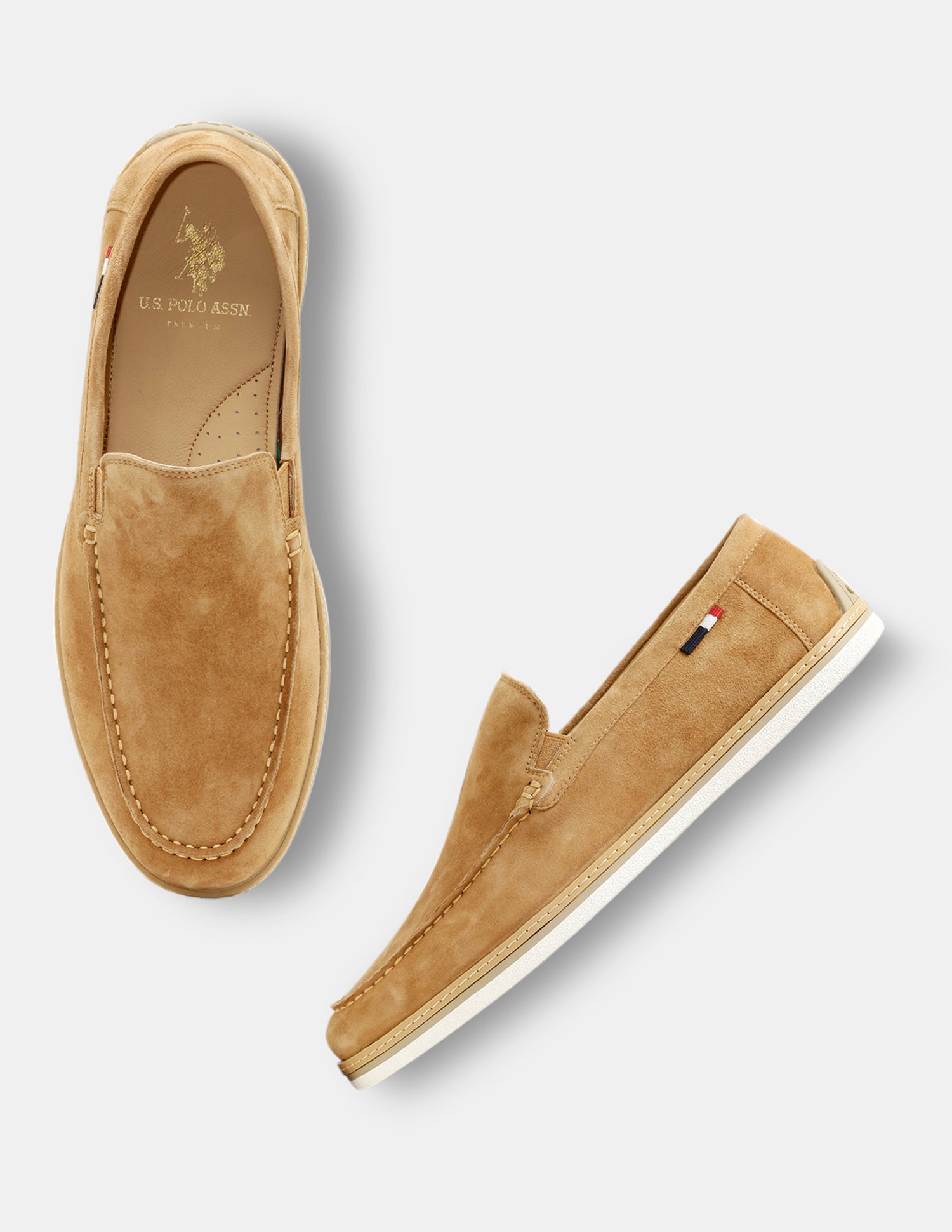 Men Alger Loafers Tan - U.S. Polo Assn. India | Large