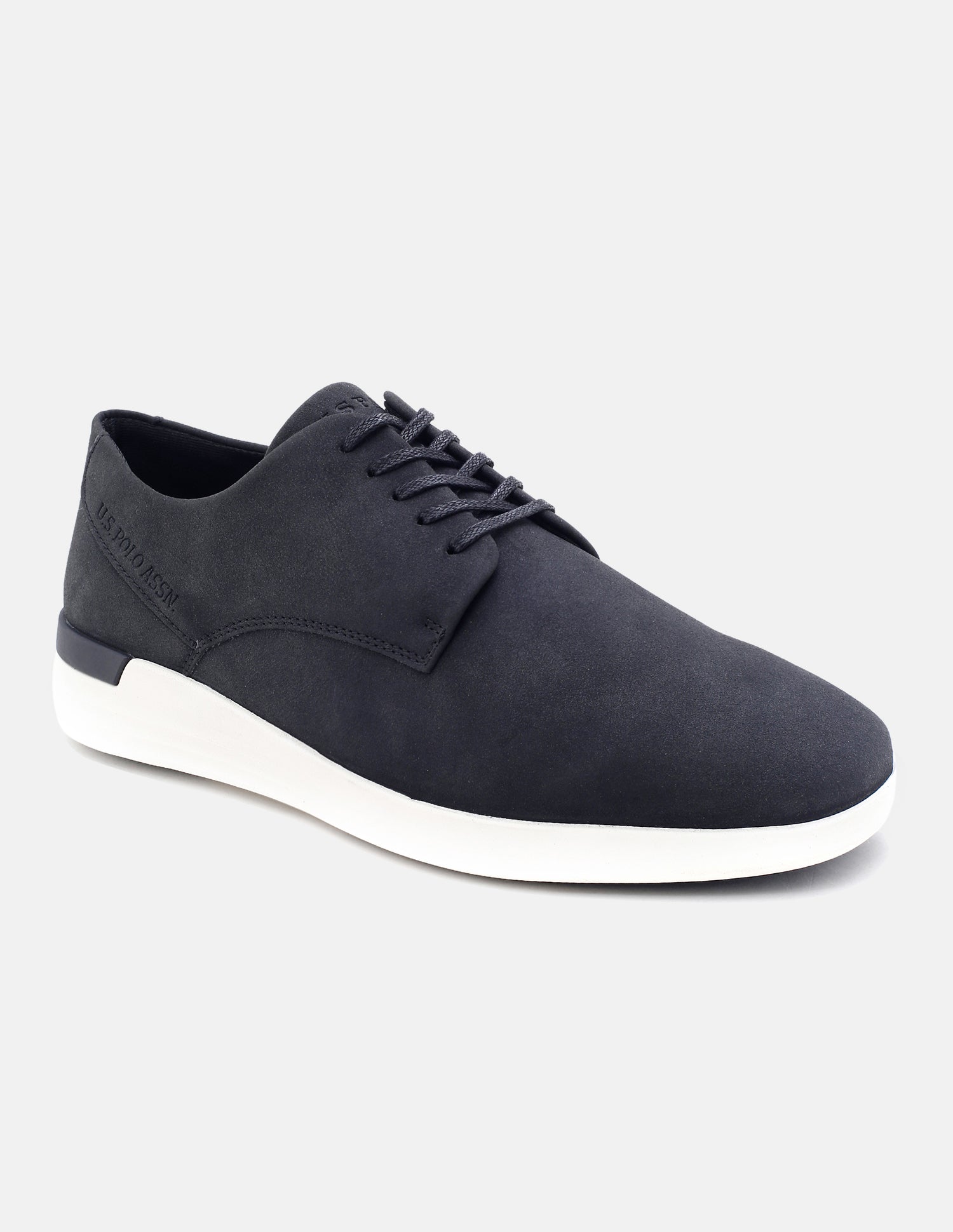 Jango Round Toe Smart Casual Shoes Black - U.S. Polo Assn. India | Large