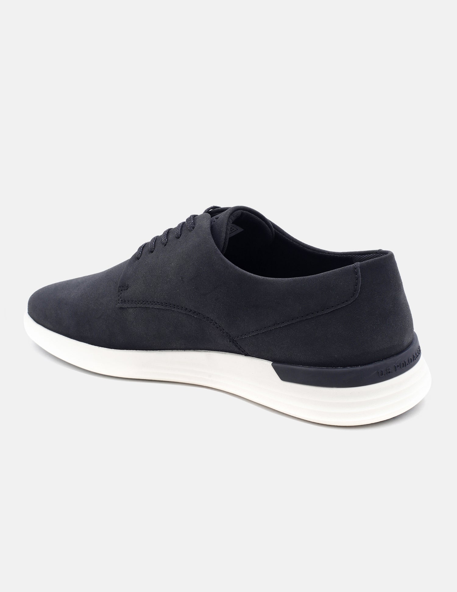 Jango Round Toe Smart Casual Shoes Black - U.S. Polo Assn. India | Large