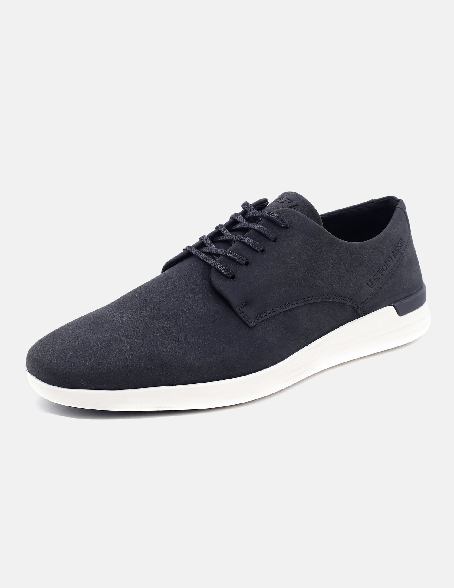 Jango Round Toe Smart Casual Shoes Black - U.S. Polo Assn. India | Large