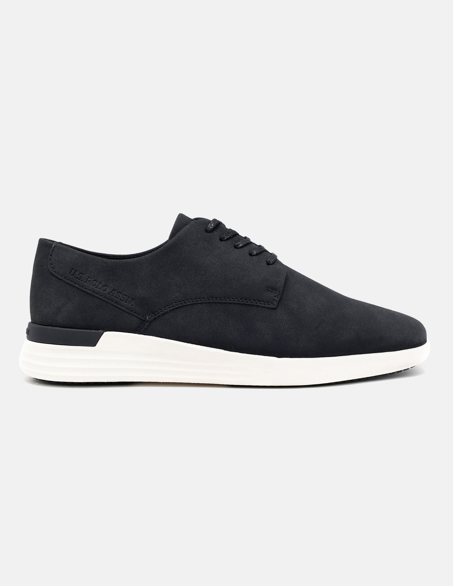 Jango Round Toe Smart Casual Shoes Black - U.S. Polo Assn. India | Large