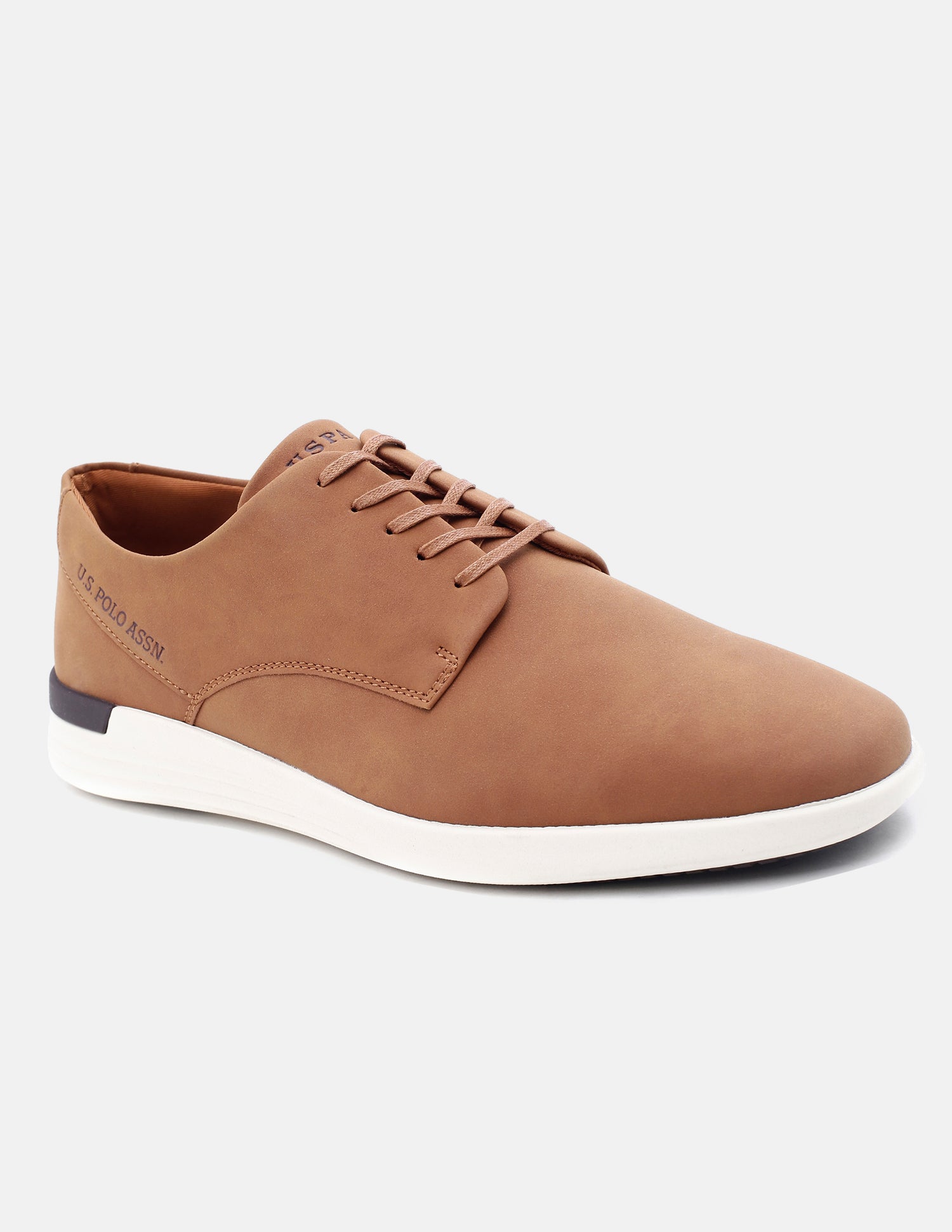 Jango Round Toe Smart Casual Shoes Tan - U.S. Polo Assn. India | Large