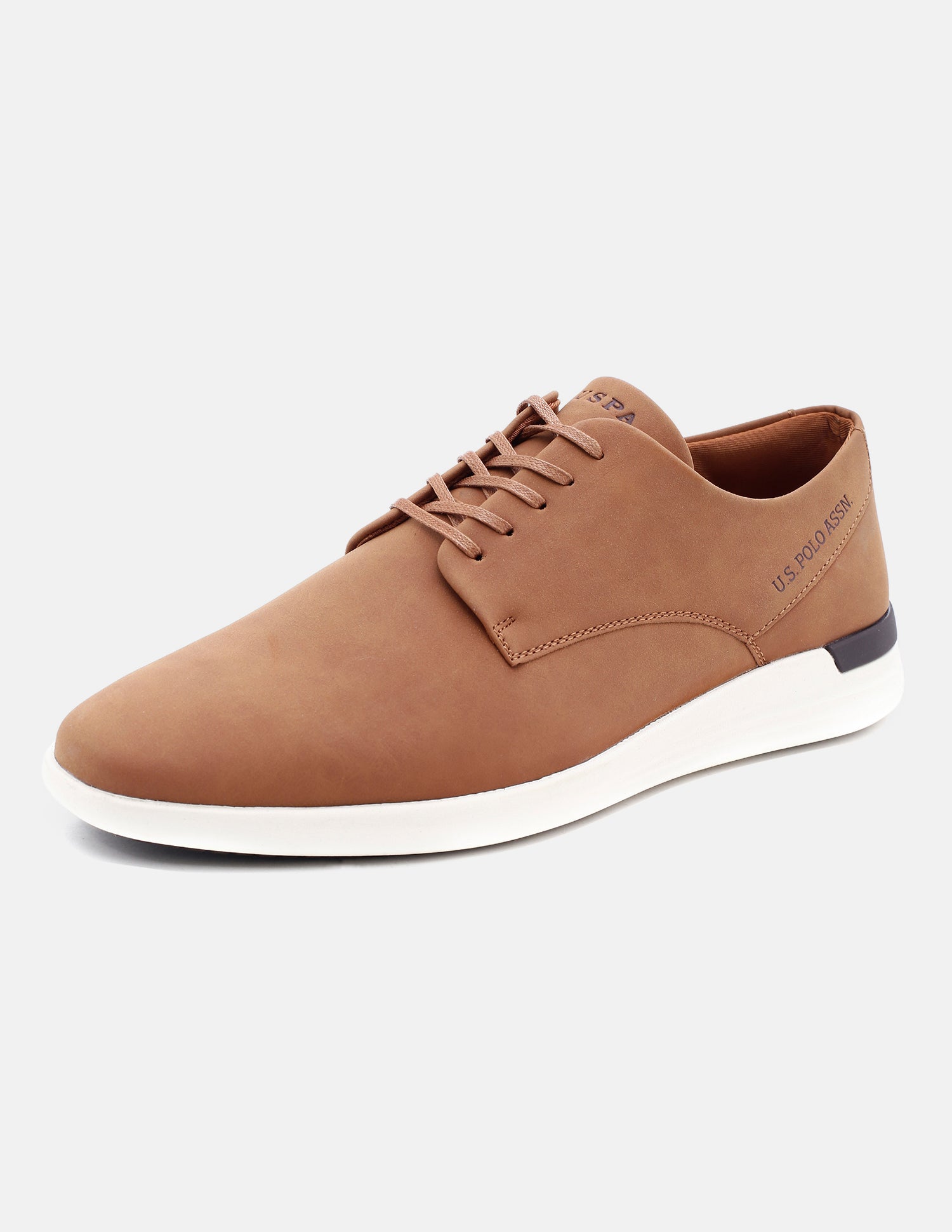 Jango Round Toe Smart Casual Shoes Tan - U.S. Polo Assn. India | Large