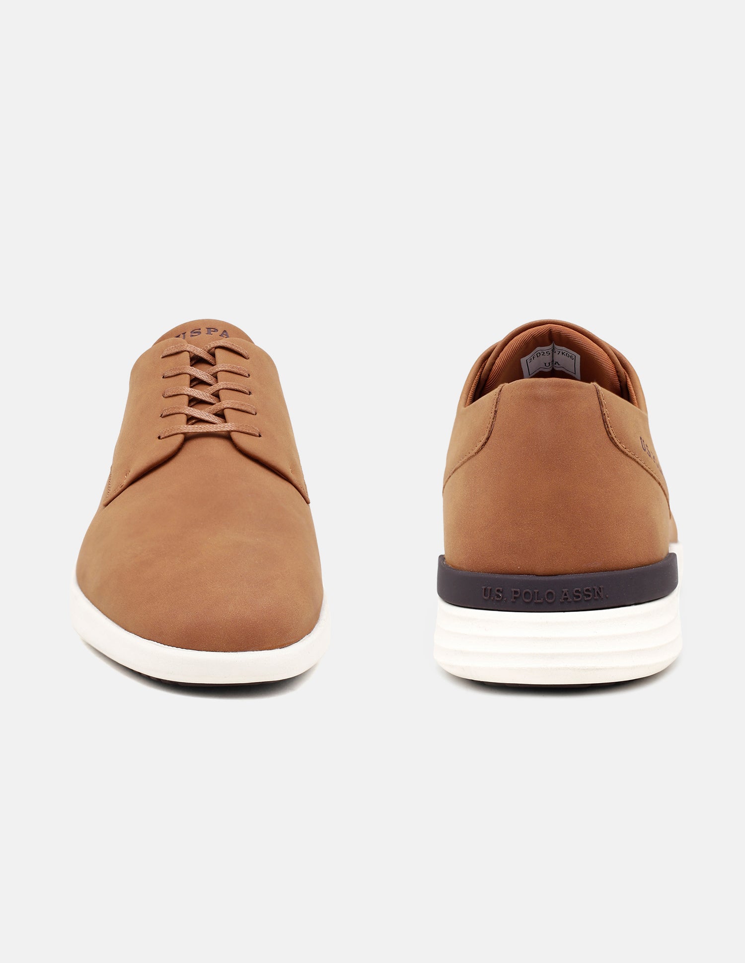 Jango Round Toe Smart Casual Shoes Tan - U.S. Polo Assn. India | Large