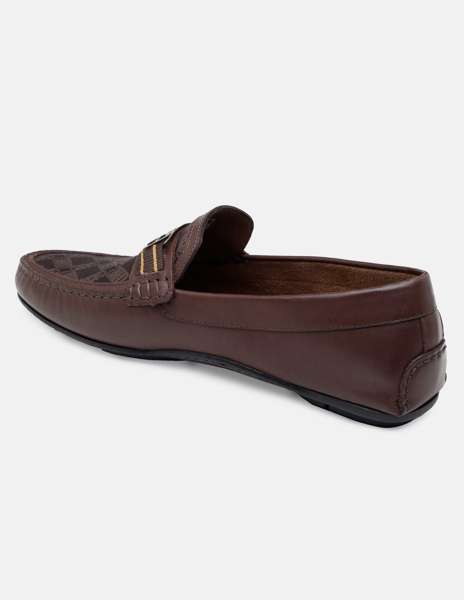 Brand Printed Godric Loafers Brown - U.S. Polo Assn. India | Large