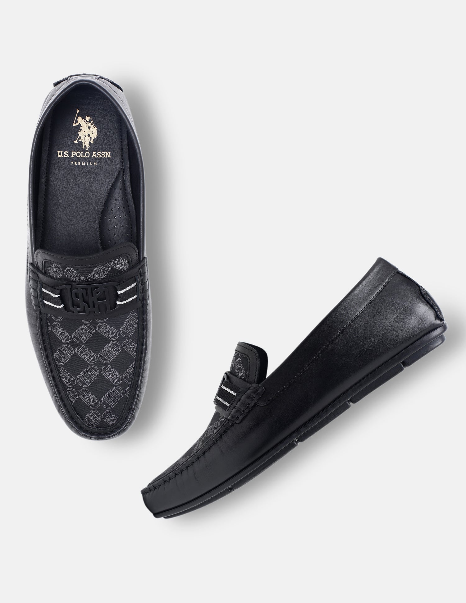 Brand Printed Godric Loafers