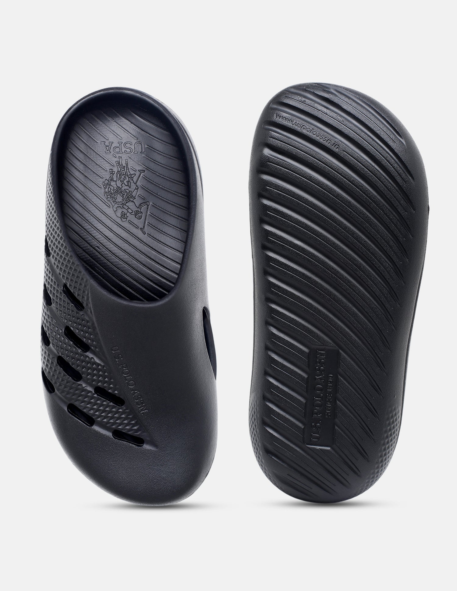 Kitz Eva Clogs Black - U.S. Polo Assn. India | Large