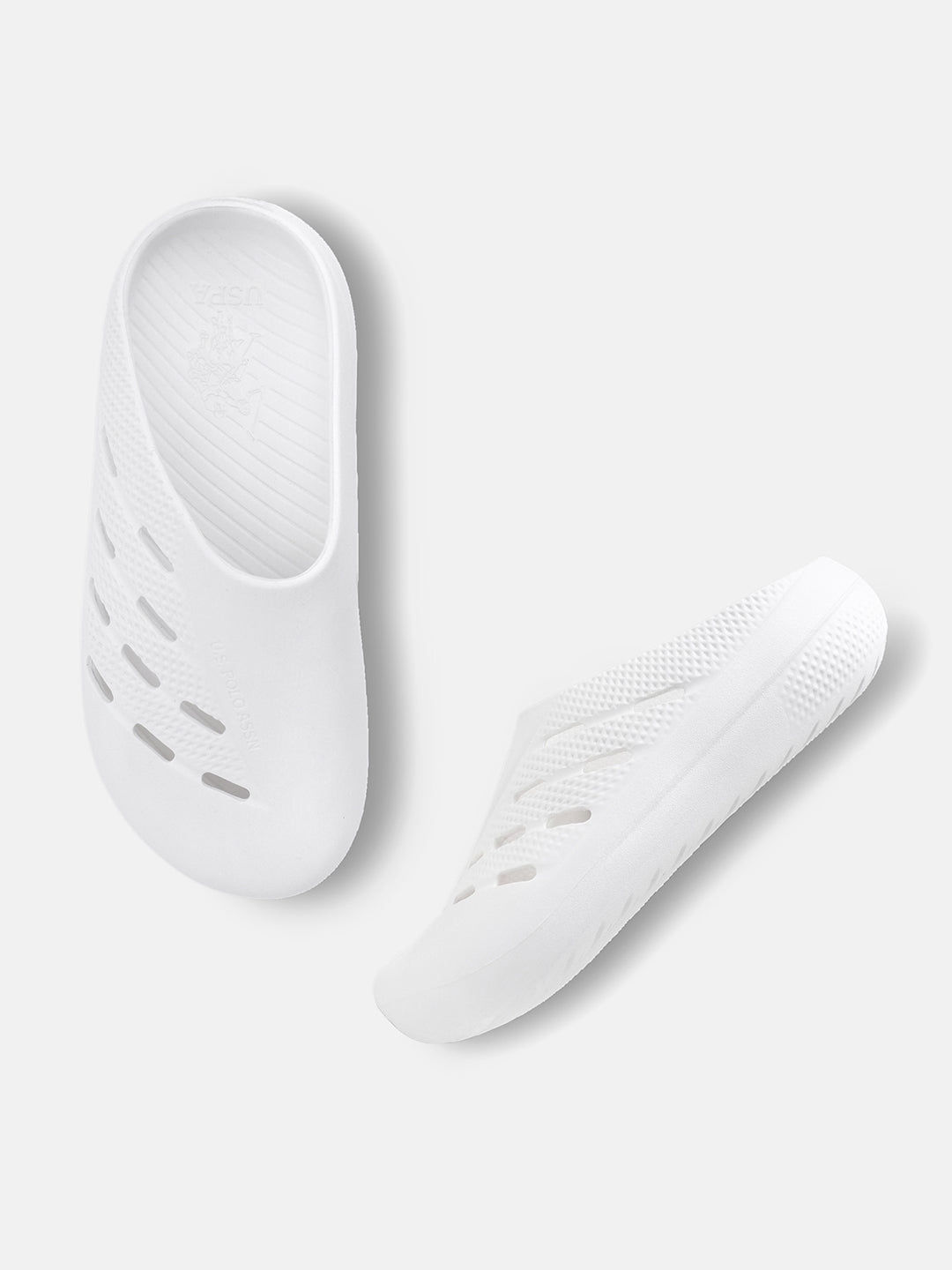 Kitz Comfort Insole Clogs White - U.S. Polo Assn. India | Large