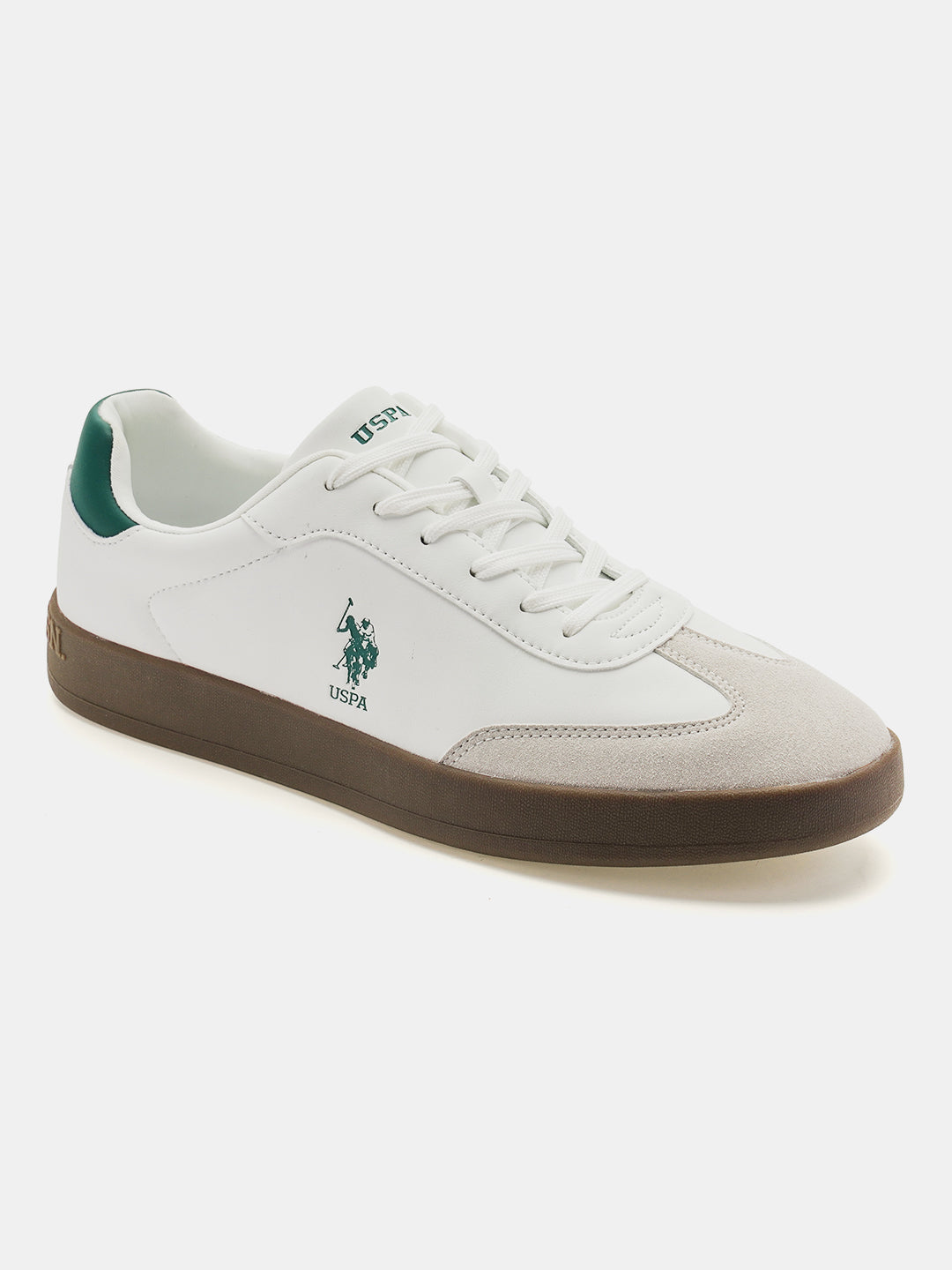 Men Coba 2.0 Colourblocked Round Toe Sneakers Off White - U.S. Polo Assn. India | Large