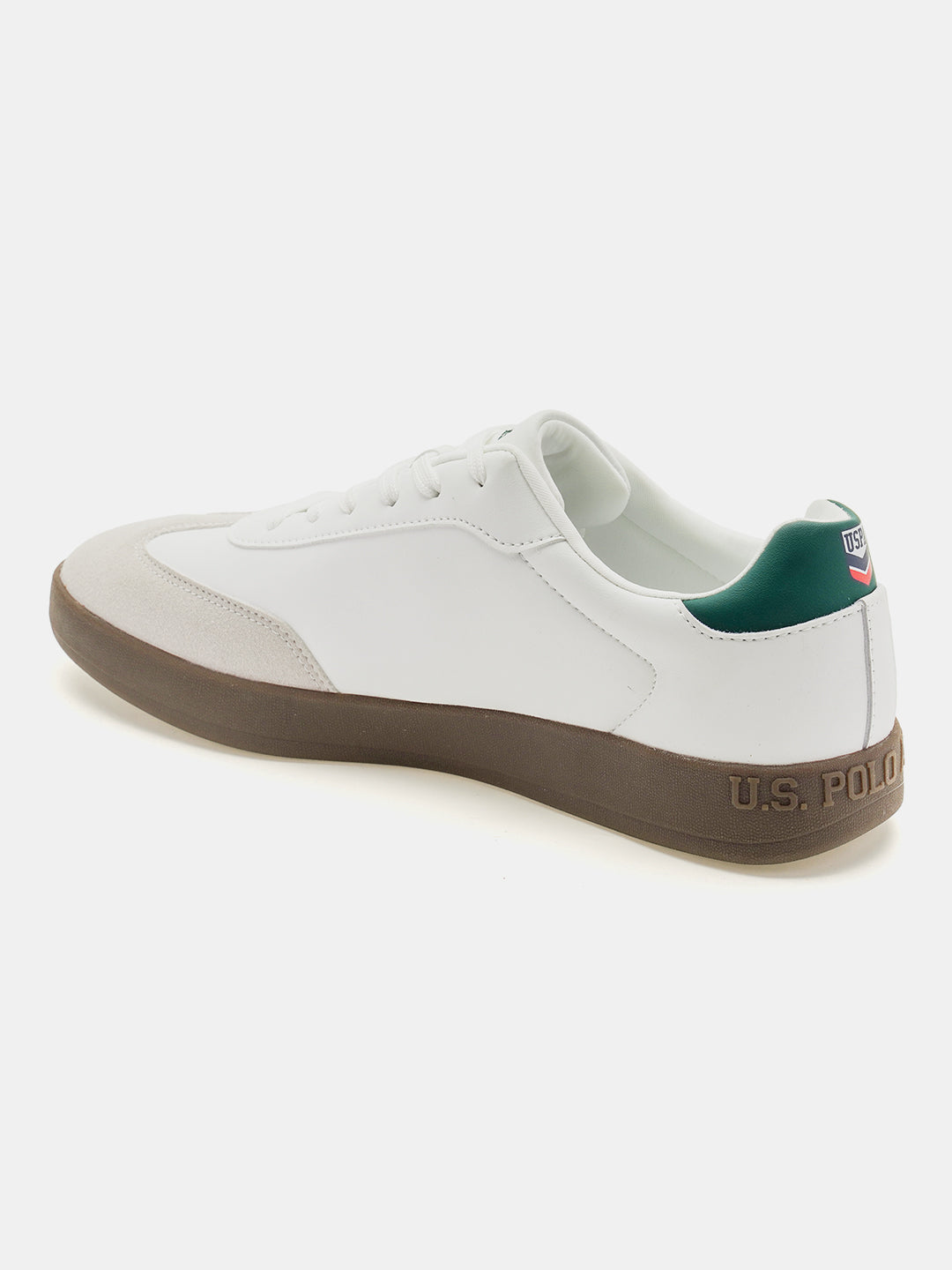Men Coba 2.0 Colourblocked Round Toe Sneakers Off White - U.S. Polo Assn. India | Large