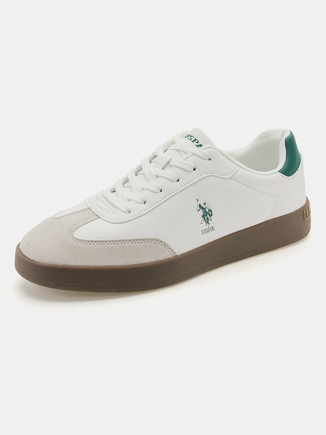 Men Coba 2.0 Colourblocked Round Toe Sneakers Off White - U.S. Polo Assn. India | Large