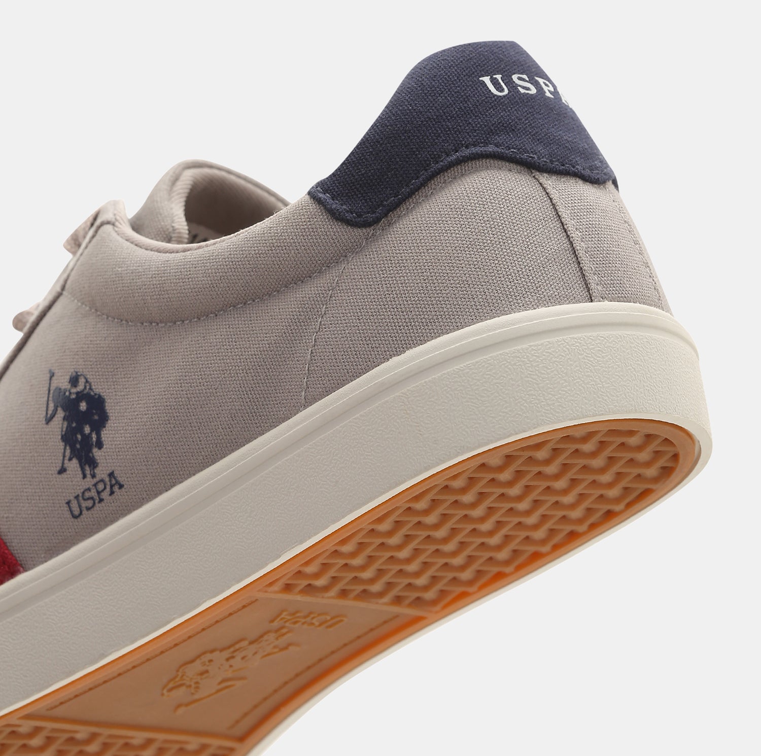 Men Striped Abor 2.0 Sneakers Grey - U.S. POLO ASSN. | Large