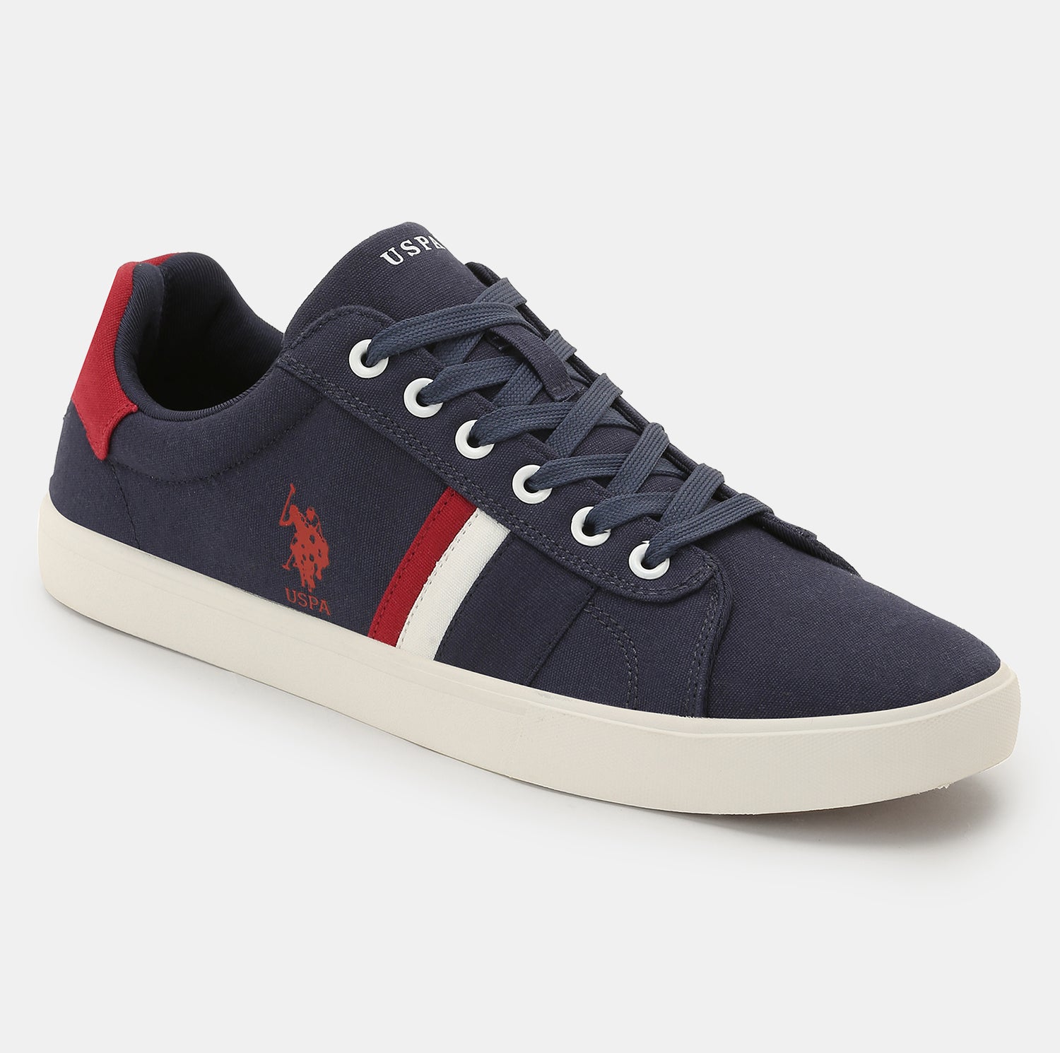 Men Solid Abor 2.0 Sneakers Navy - U.S. POLO ASSN. | Large