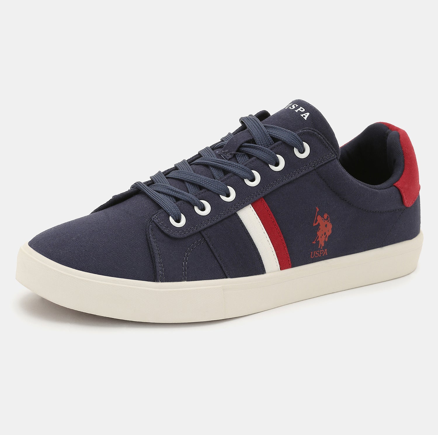 Men Solid Abor 2.0 Sneakers Navy - U.S. POLO ASSN. | Large
