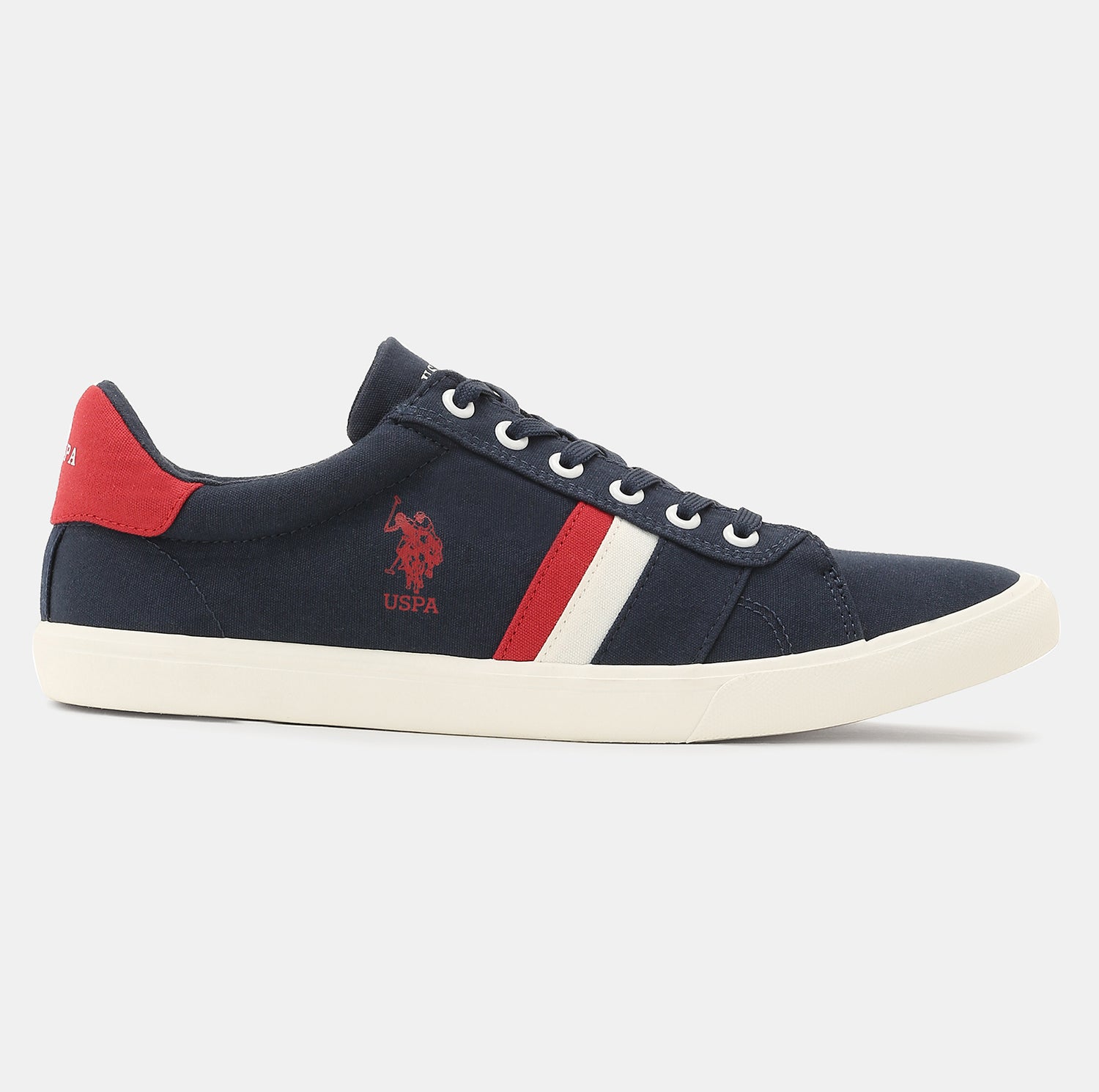 Men Solid Abor 2.0 Sneakers Navy - U.S. POLO ASSN. | Large