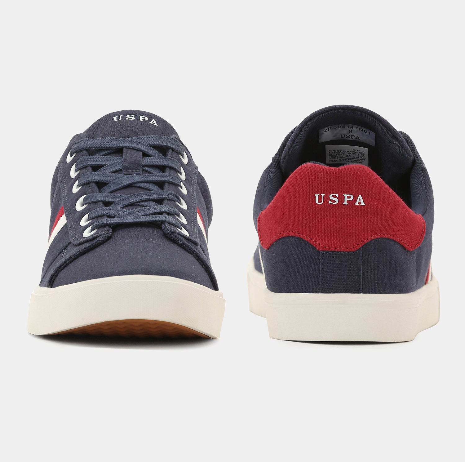 Men Solid Abor 2.0 Sneakers Navy - U.S. POLO ASSN. | Large