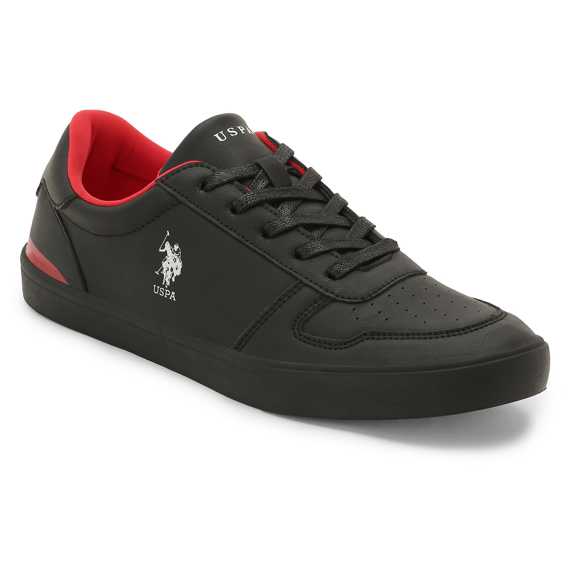 Men Britt 2.0 Round Toe Sneakers Black - U.S. Polo Assn. India | Large