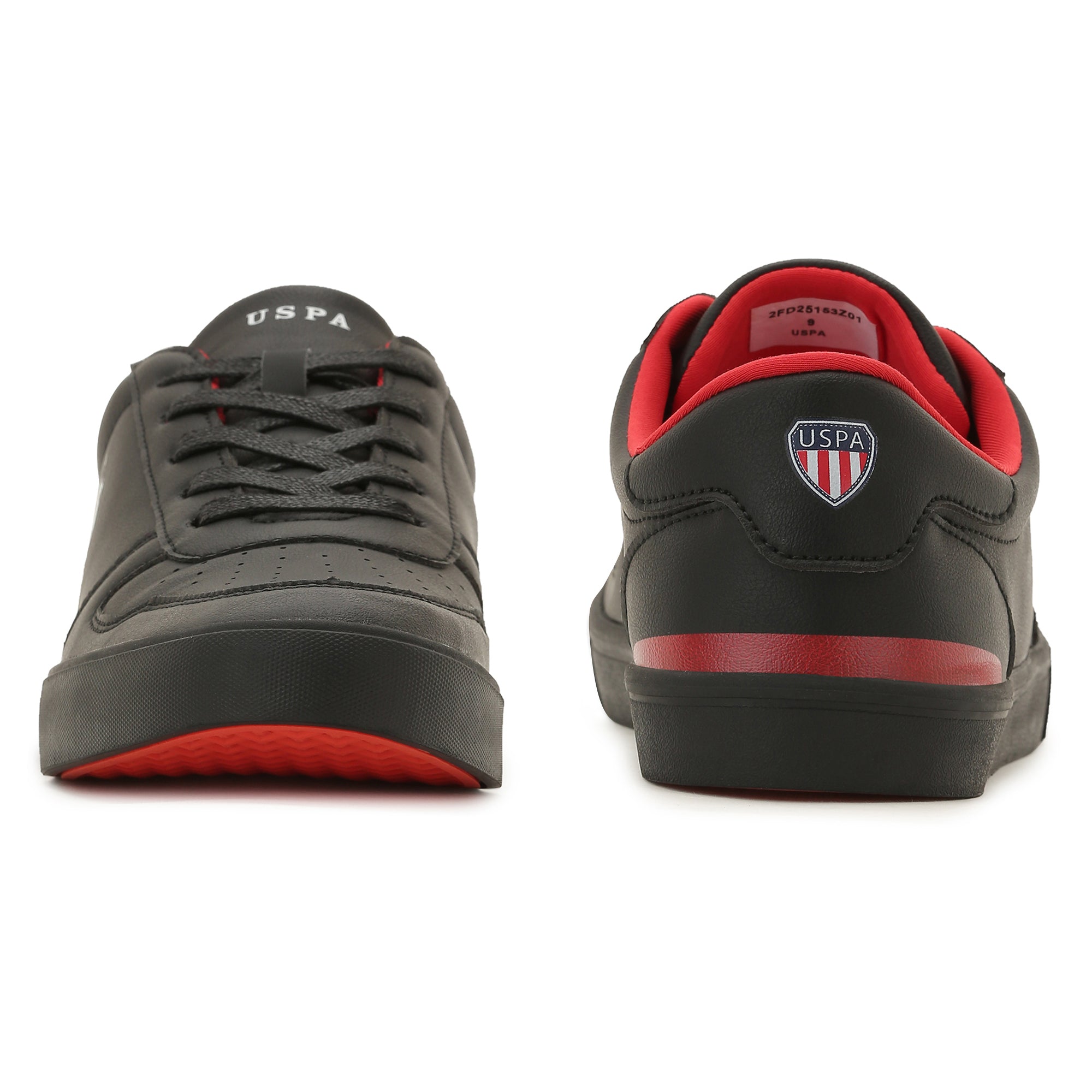 Men Britt 2.0 Round Toe Sneakers Black - U.S. Polo Assn. India | Large