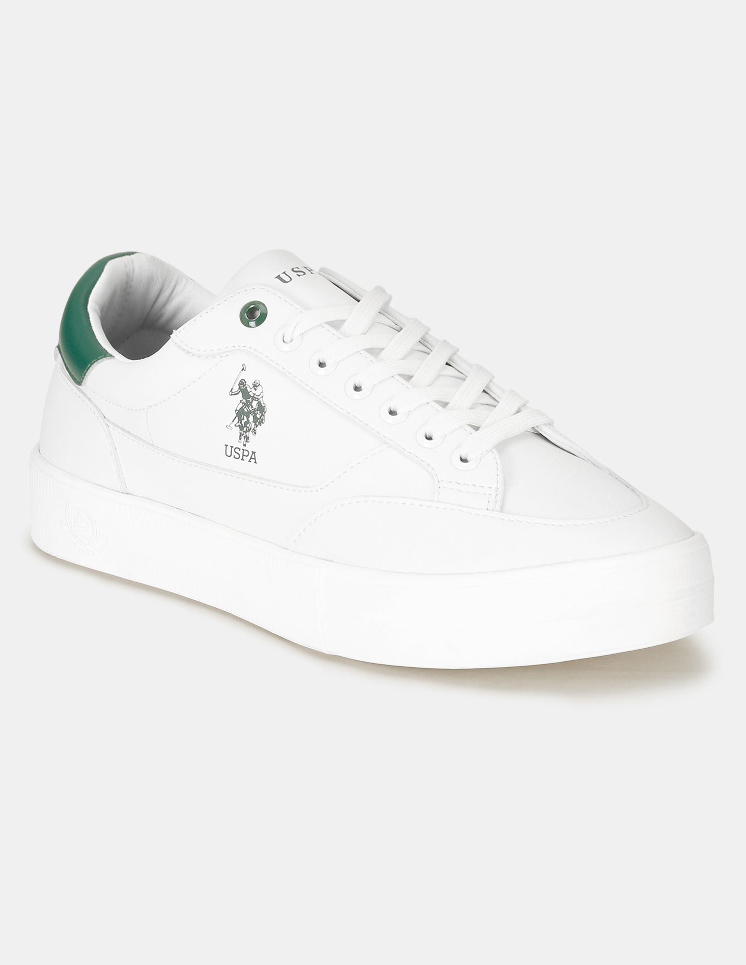 Men Solid Olivier 3.0 Sneakers White - U.S. Polo Assn. India | Large