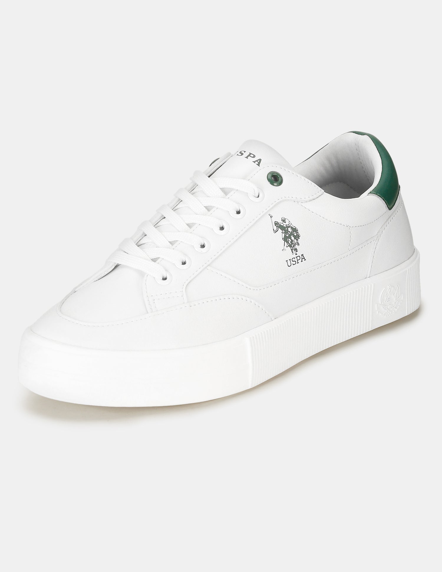 Men Solid Olivier 3.0 Sneakers White - U.S. Polo Assn. India | Large