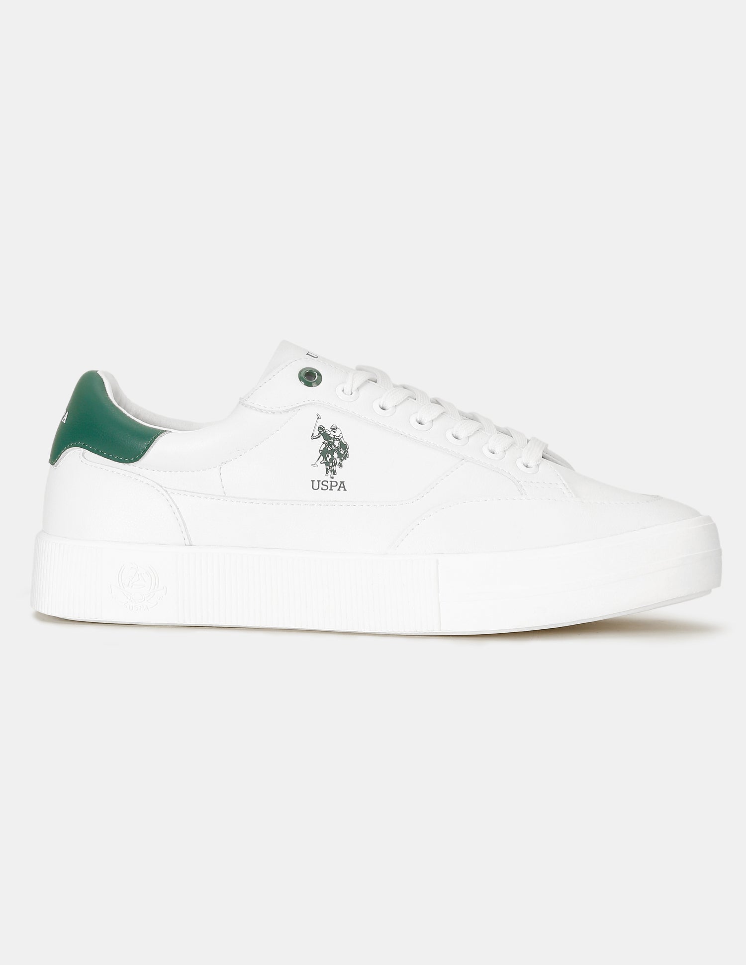 Men Solid Olivier 3.0 Sneakers White - U.S. Polo Assn. India | Large