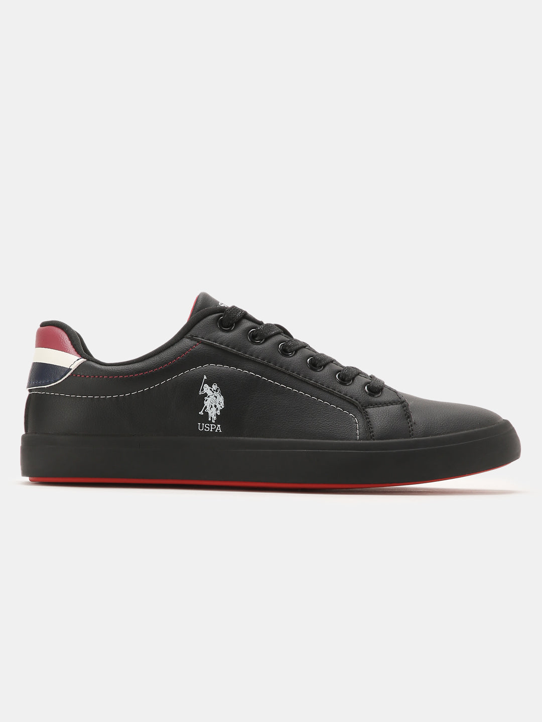 Men Solid Rojas 3.0 Sneakers Black - U.S. POLO ASSN. | Large