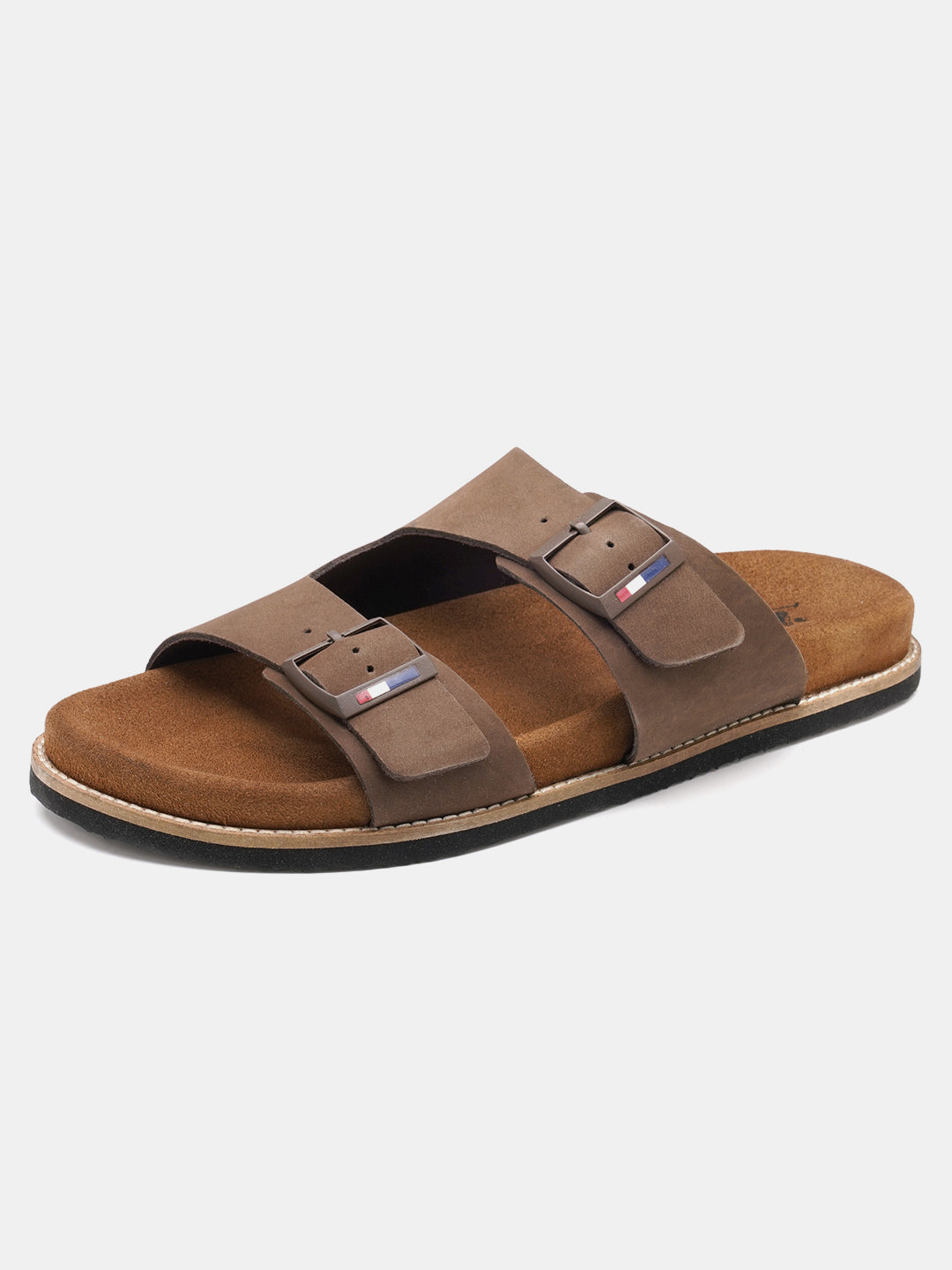 Men Buckle Strap Mendy Sandals Brown - U.S. Polo Assn. India | Large