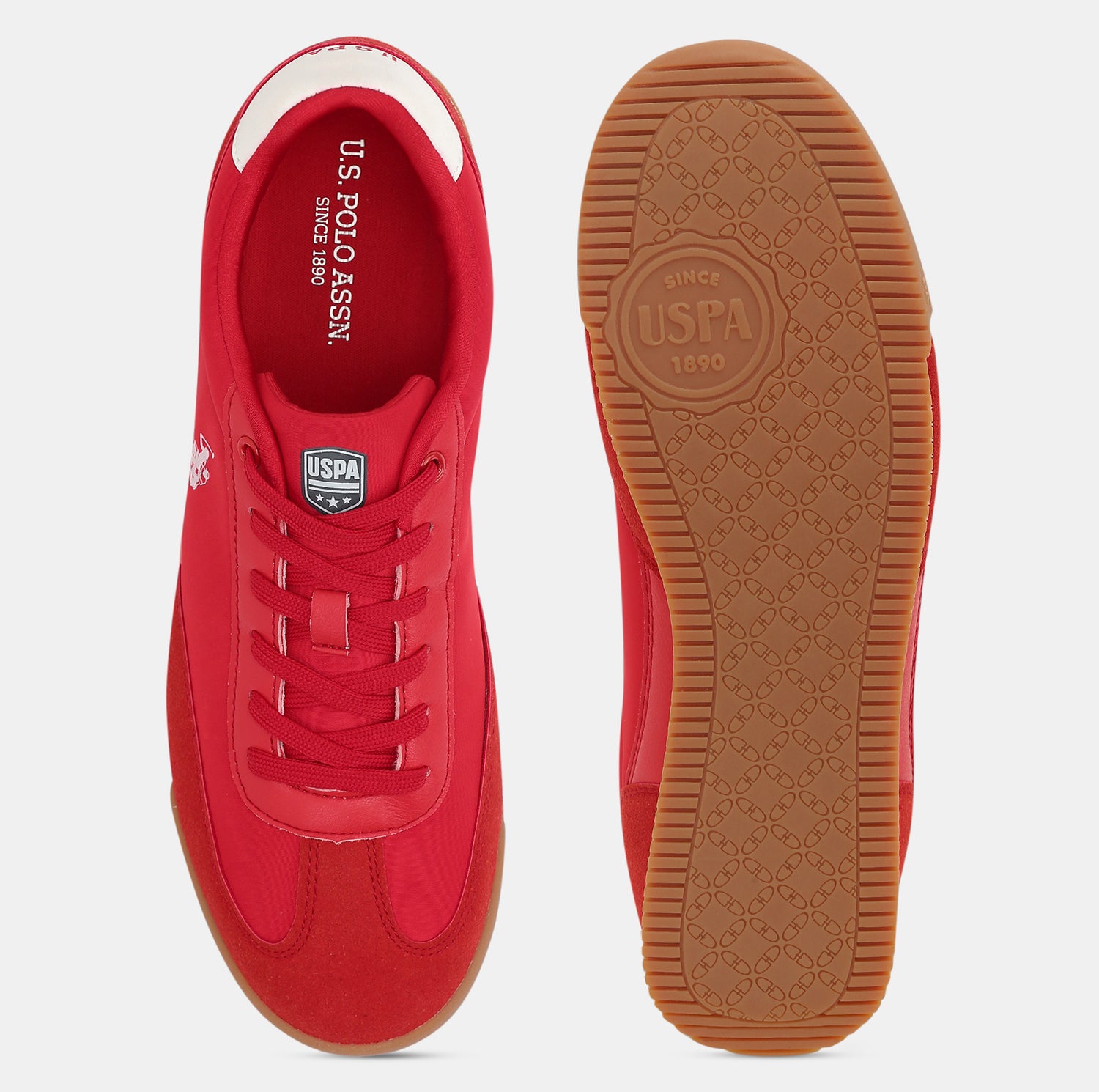 Men Solid Treviri Sneakers Burgundy - U.S. POLO ASSN. | Large