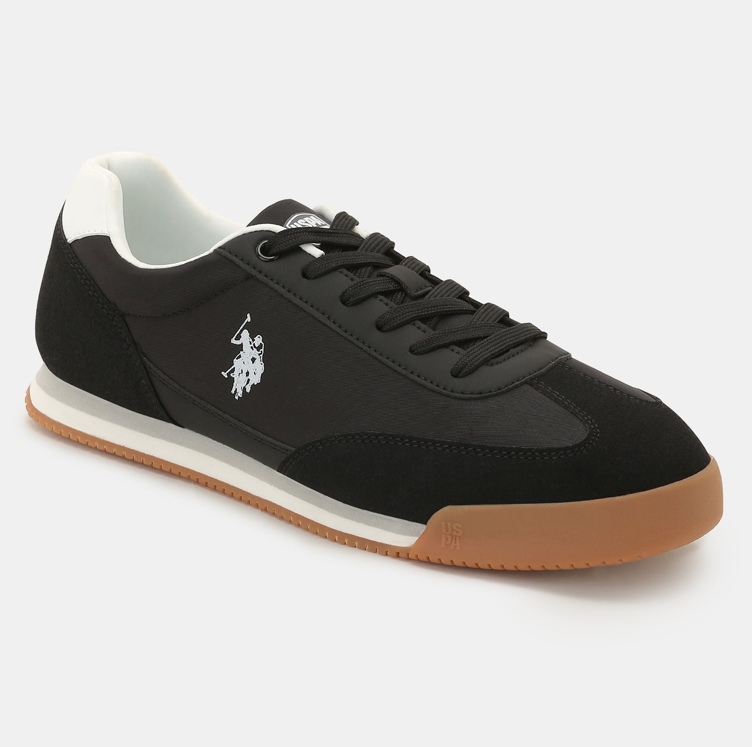 Men Solid Sinope Sneakers Black - U.S. POLO ASSN. | Large