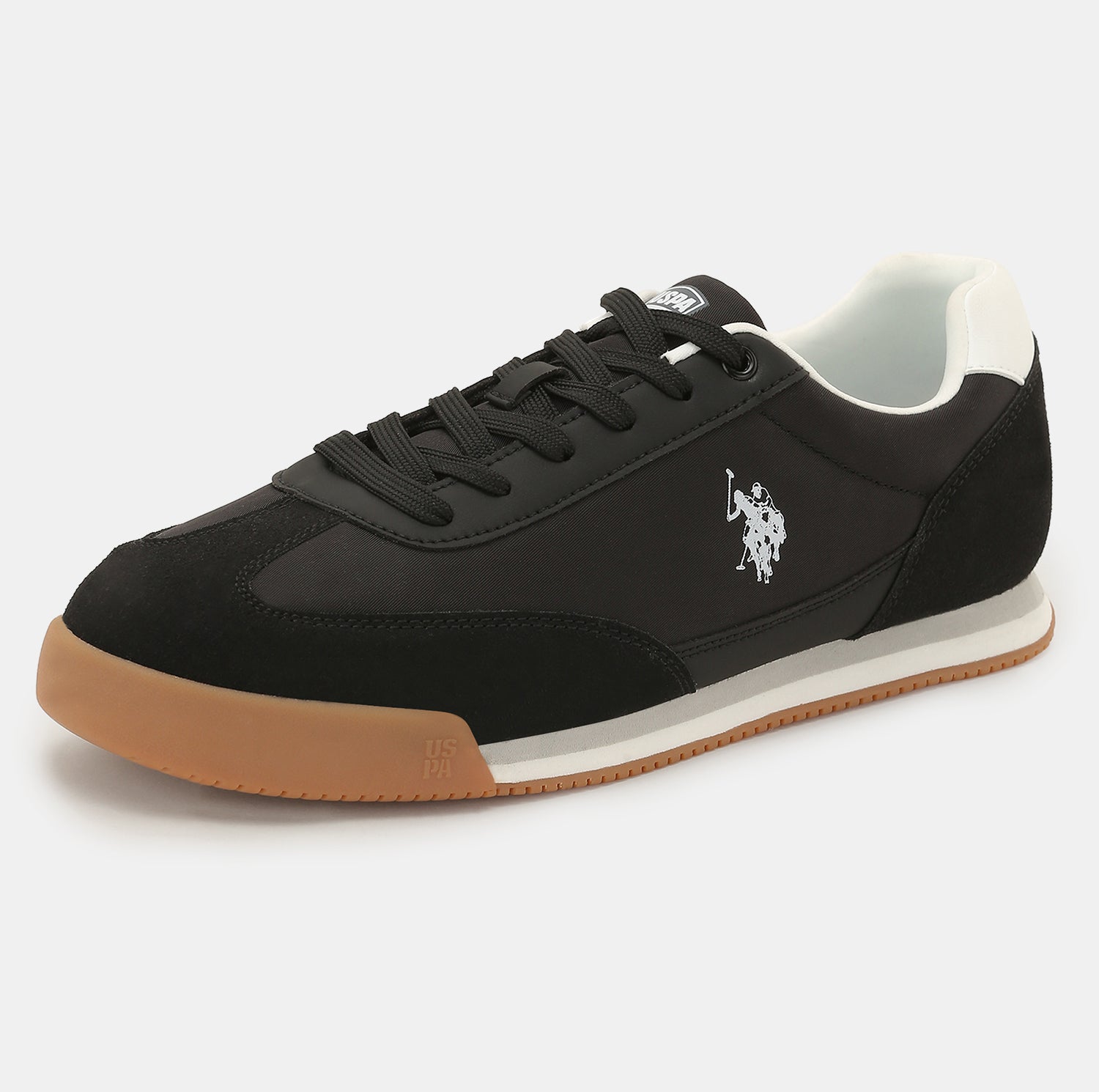 Men Solid Sinope Sneakers Black - U.S. POLO ASSN. | Large