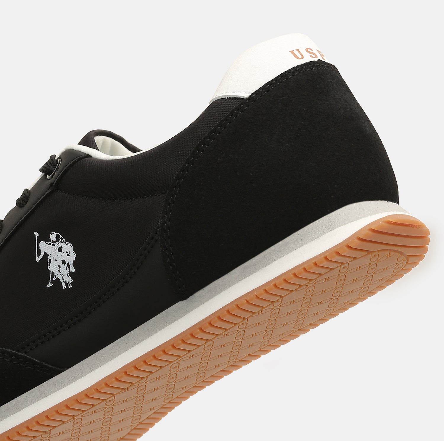 Men Solid Sinope Sneakers Black - U.S. POLO ASSN. | Large