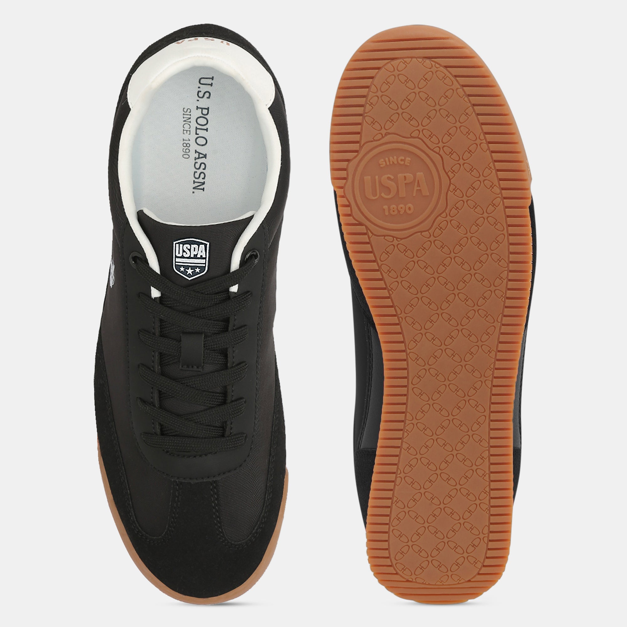 Men Solid Sinope Sneakers Black - U.S. POLO ASSN. | Large