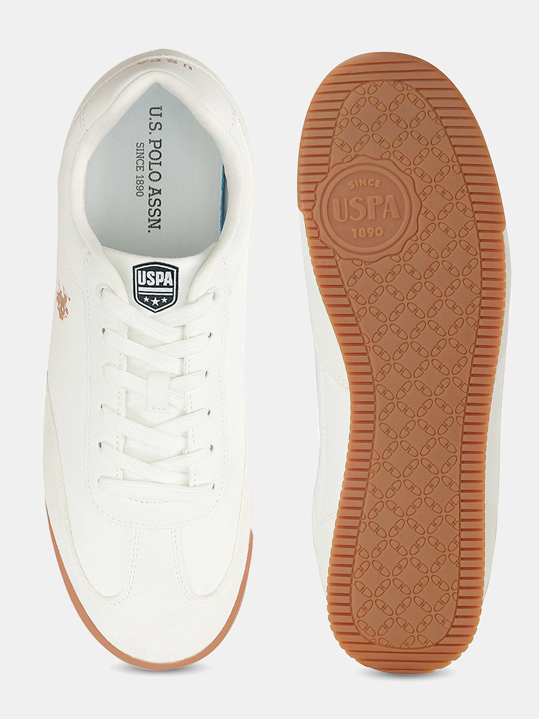 Men Solid Sinope Sneakers White - U.S. POLO ASSN. | Large