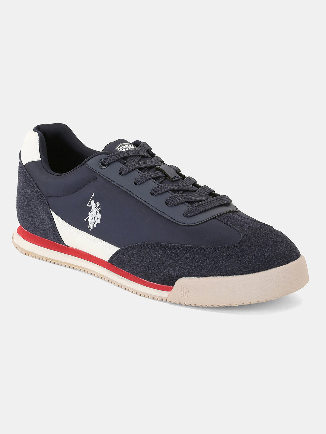 Men Solid Treviri Sneakers Navy - U.S. POLO ASSN. | Large