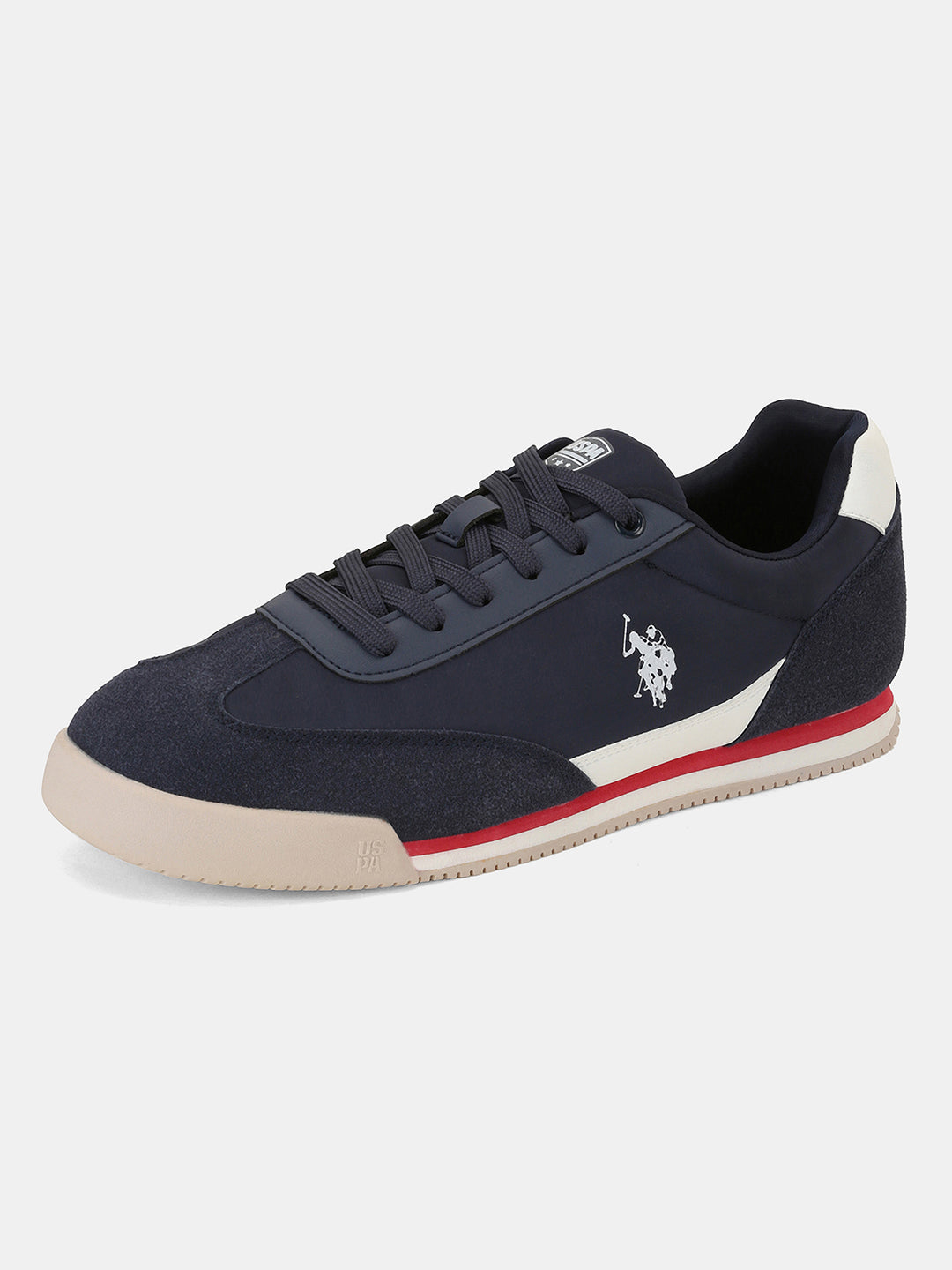 Men Solid Treviri Sneakers Navy - U.S. POLO ASSN. | Large