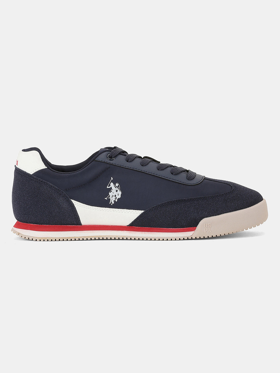 Men Solid Treviri Sneakers Navy - U.S. POLO ASSN. | Large