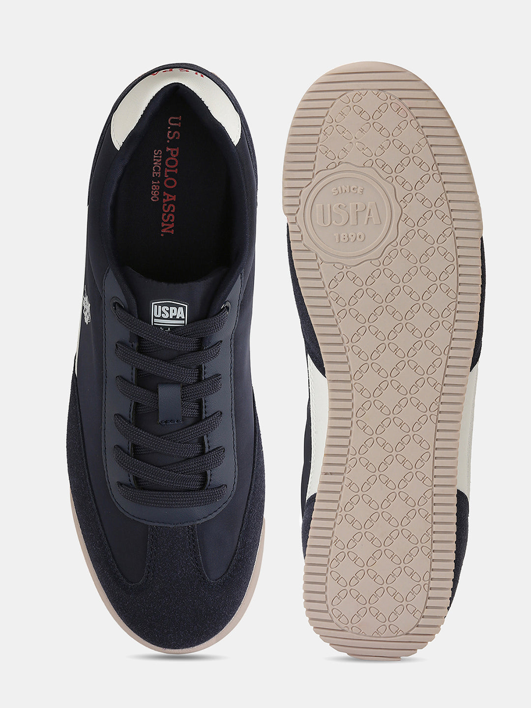 Men Solid Treviri Sneakers Navy - U.S. POLO ASSN. | Large