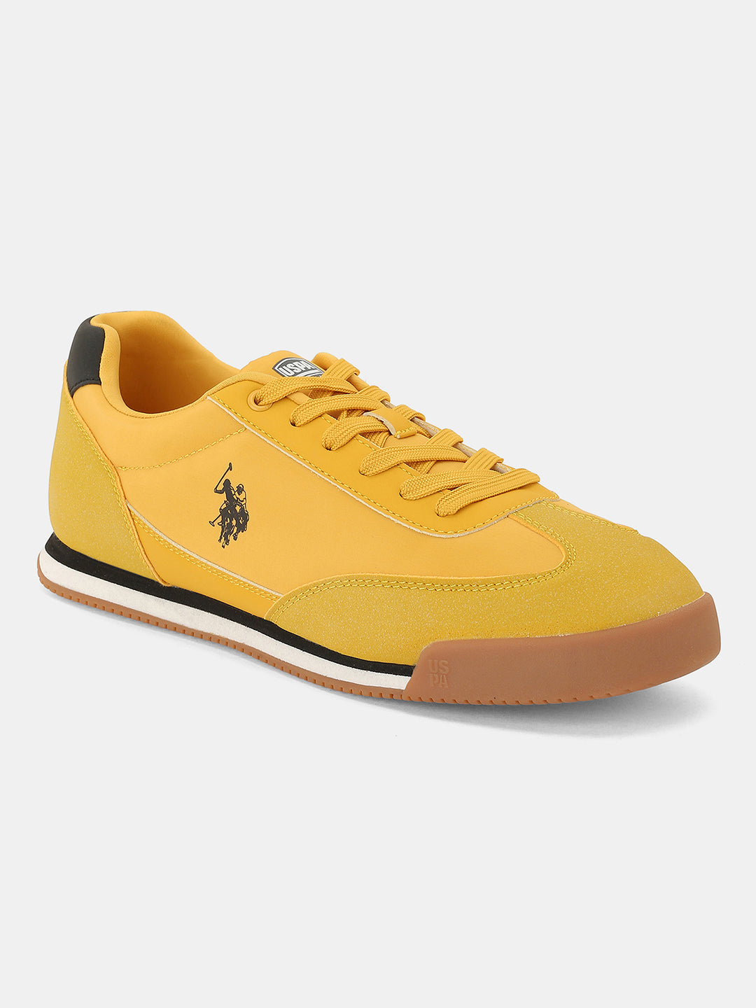 Men Solid Treviri Sneakers Yellow - U.S. POLO ASSN. | Large