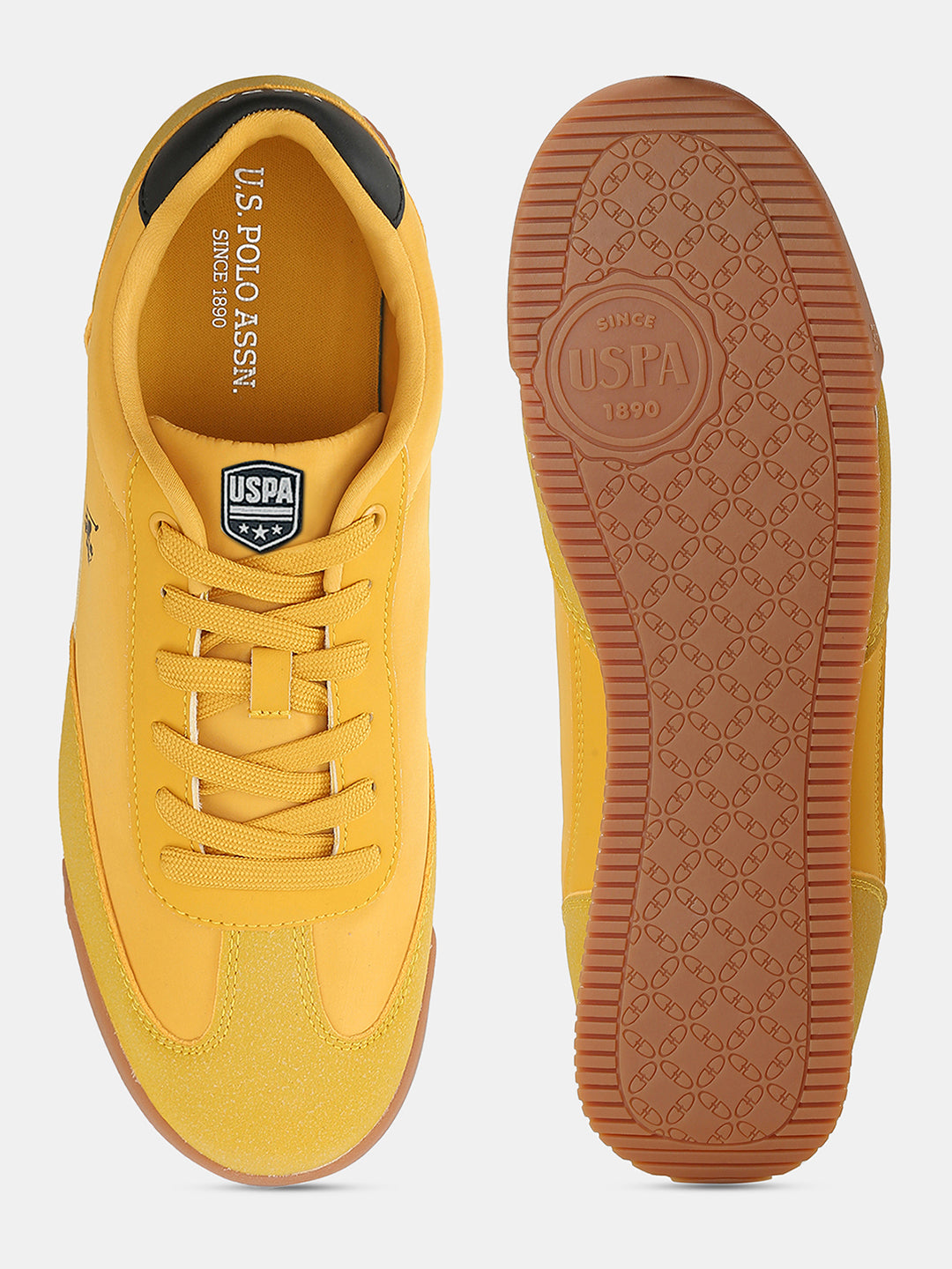 Men Solid Treviri Sneakers Yellow - U.S. POLO ASSN. | Large