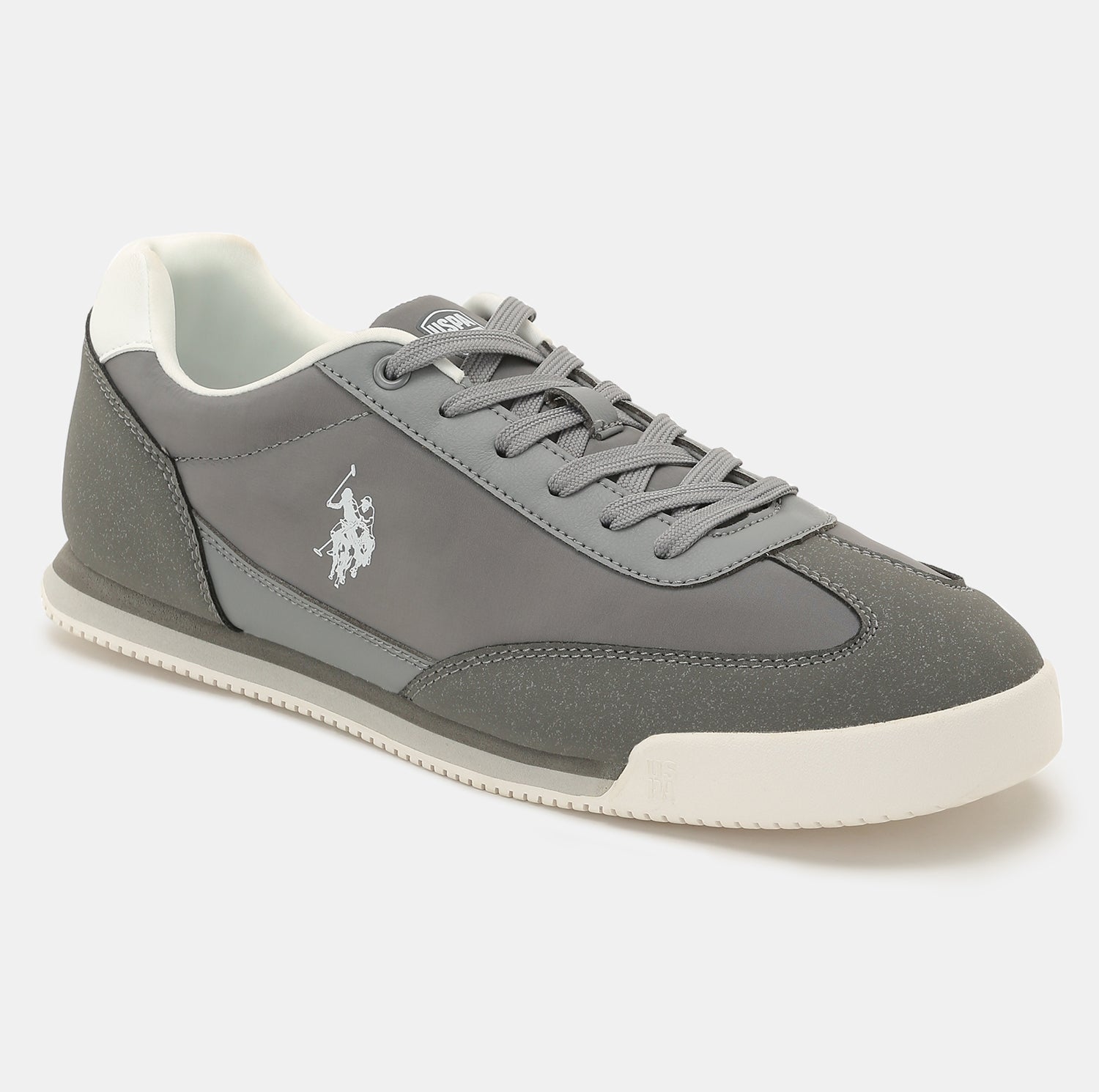 Men Solid Treviri Sneakers Grey - U.S. POLO ASSN. | Large