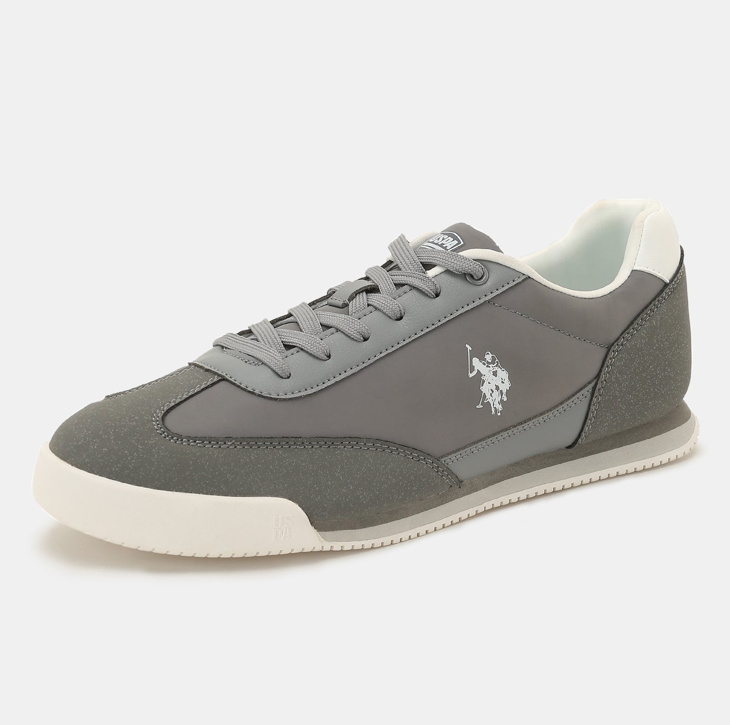 Men Solid Treviri Sneakers Grey - U.S. POLO ASSN. | Large