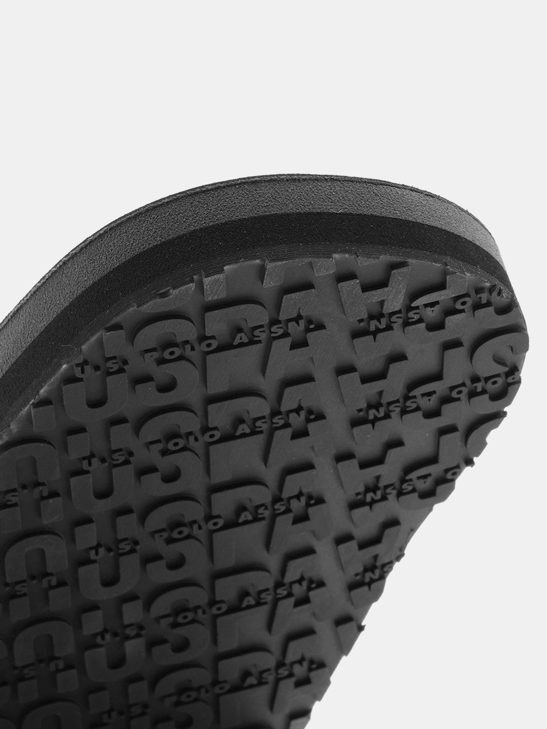 Men V-Strap Roy Flip Flops Black - U.S. Polo Assn. India | Large