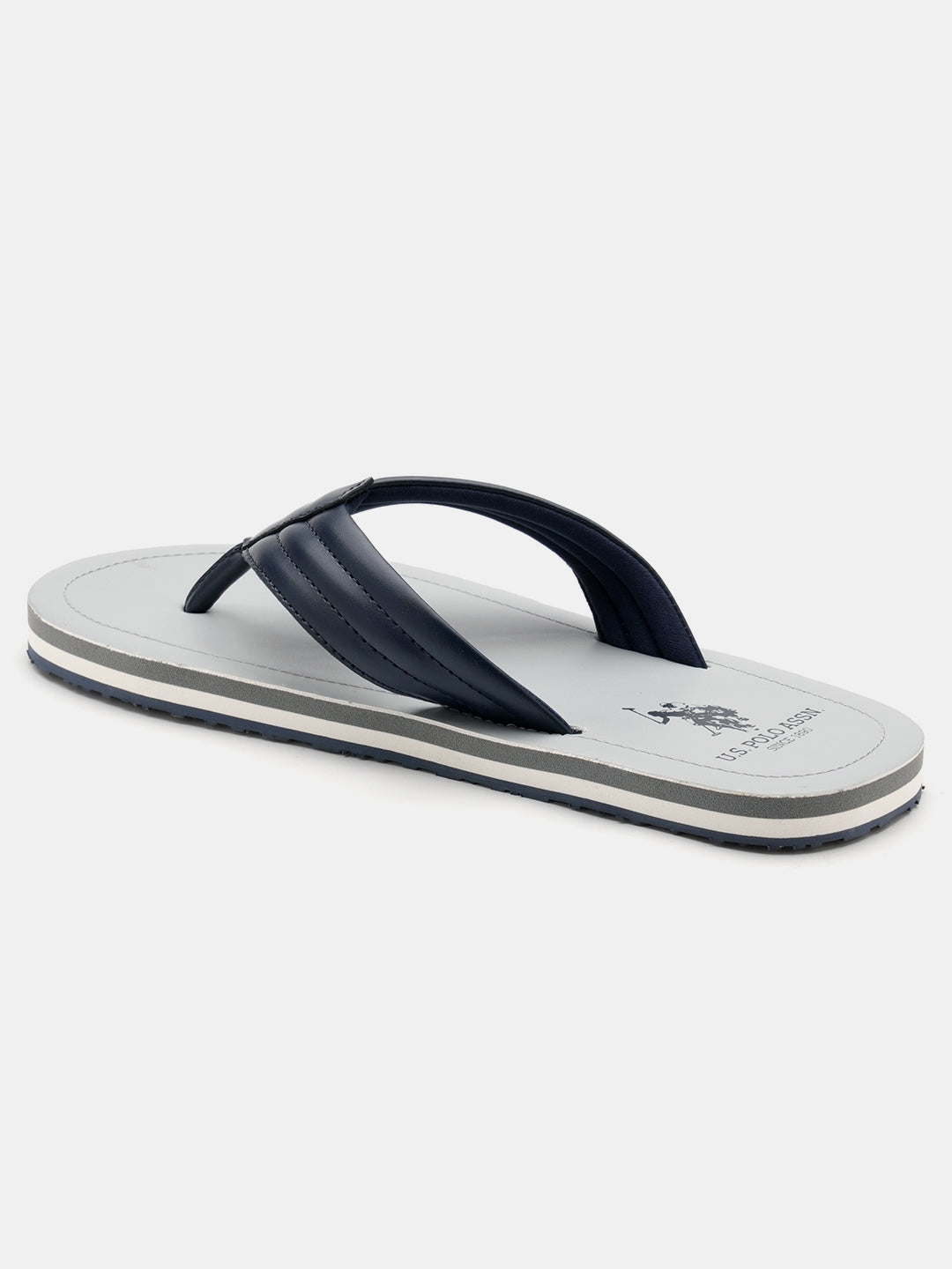 Men V-Strap Roy Flip Flops Grey - U.S. Polo Assn. India | Large