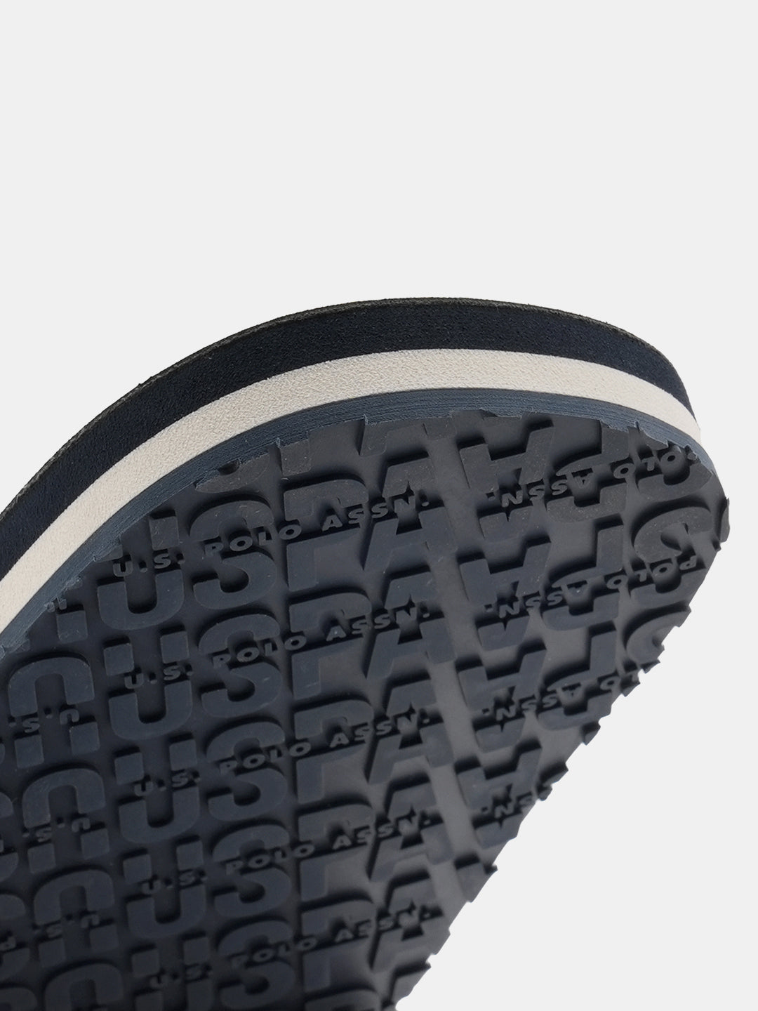 Men Nesta Striped Flip Flops Navy - U.S. Polo Assn. India | Large