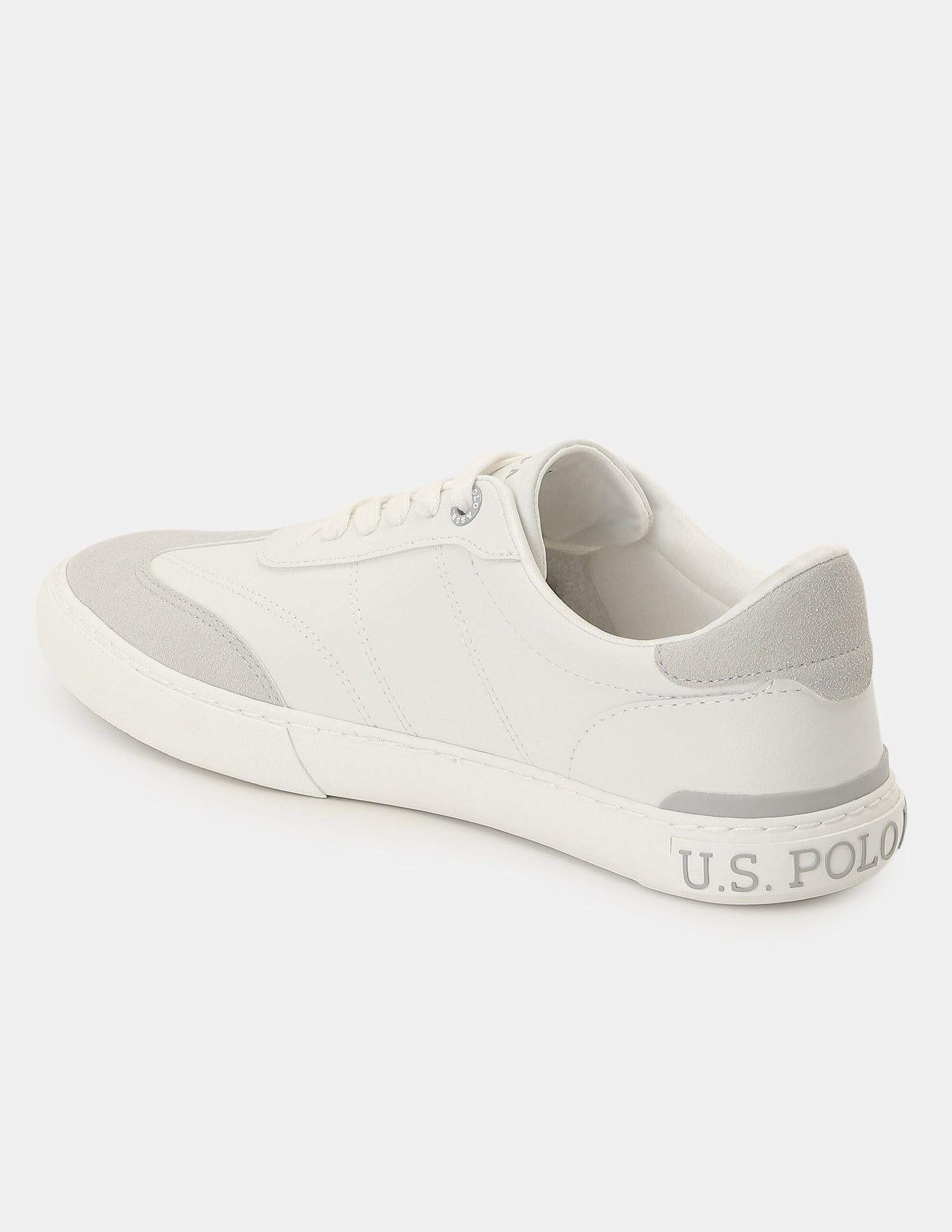 Men Colourblocked Gian 4.0 Sneakers Off White - U.S. Polo Assn. India | Large