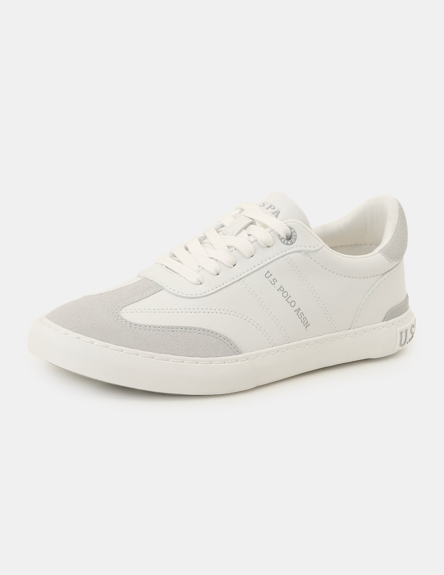 Men Colourblocked Gian 4.0 Sneakers Off White - U.S. Polo Assn. India | Large
