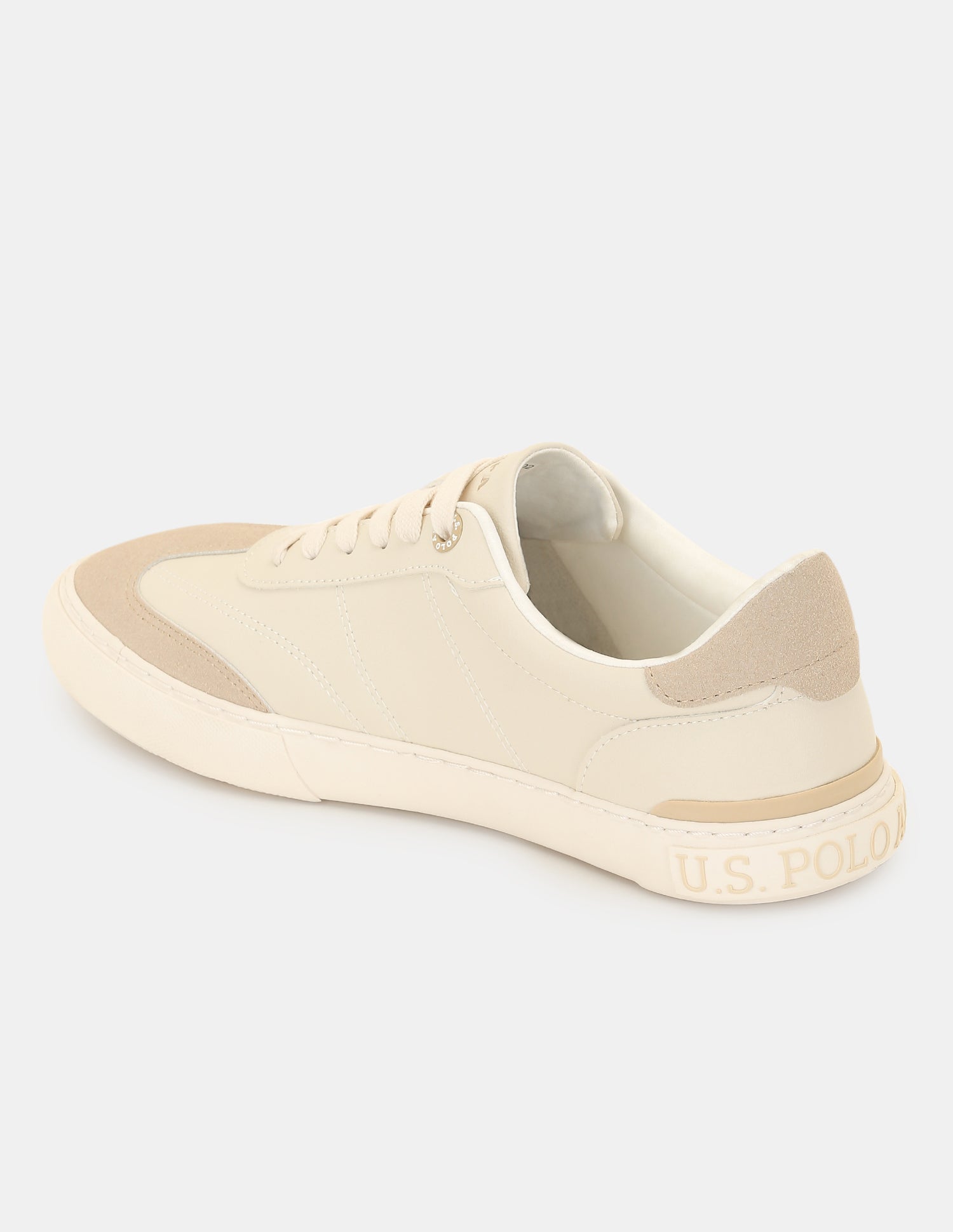 Men Colourblocked Gian 4.0 Sneakers Beige - U.S. Polo Assn. India | Large