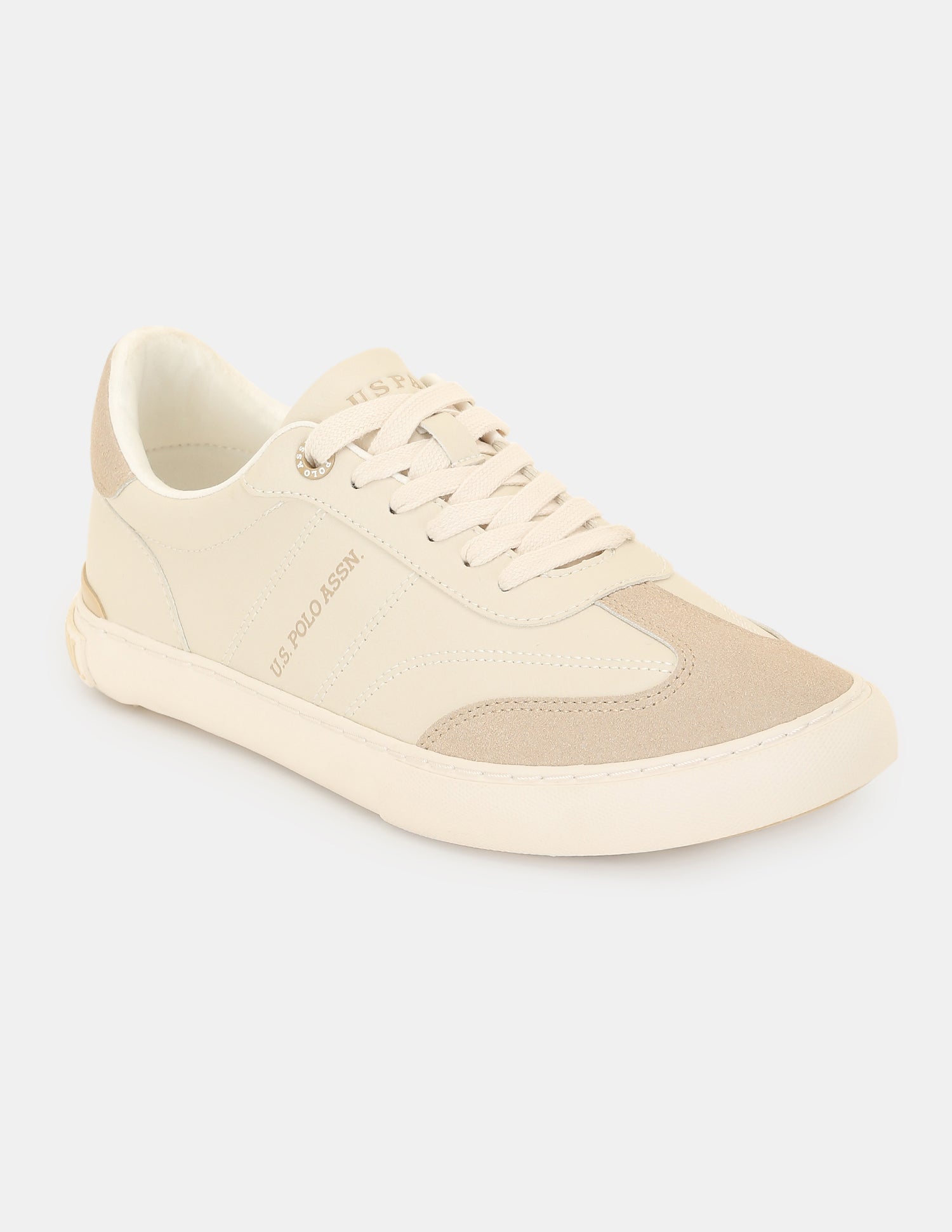 Men Colourblocked Gian 4.0 Sneakers Beige - U.S. Polo Assn. India | Large