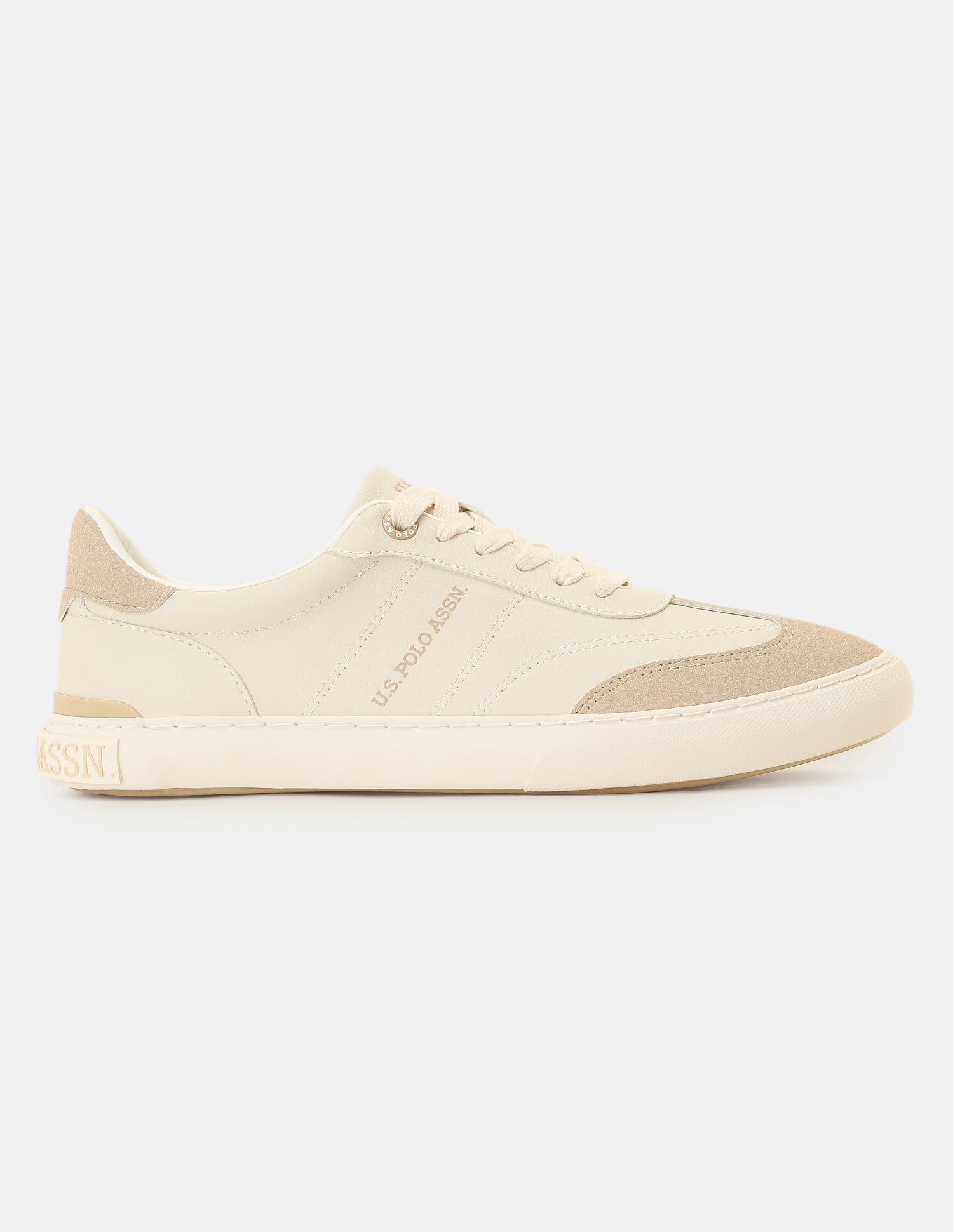 Men Colourblocked Gian 4.0 Sneakers Beige - U.S. Polo Assn. India | Large