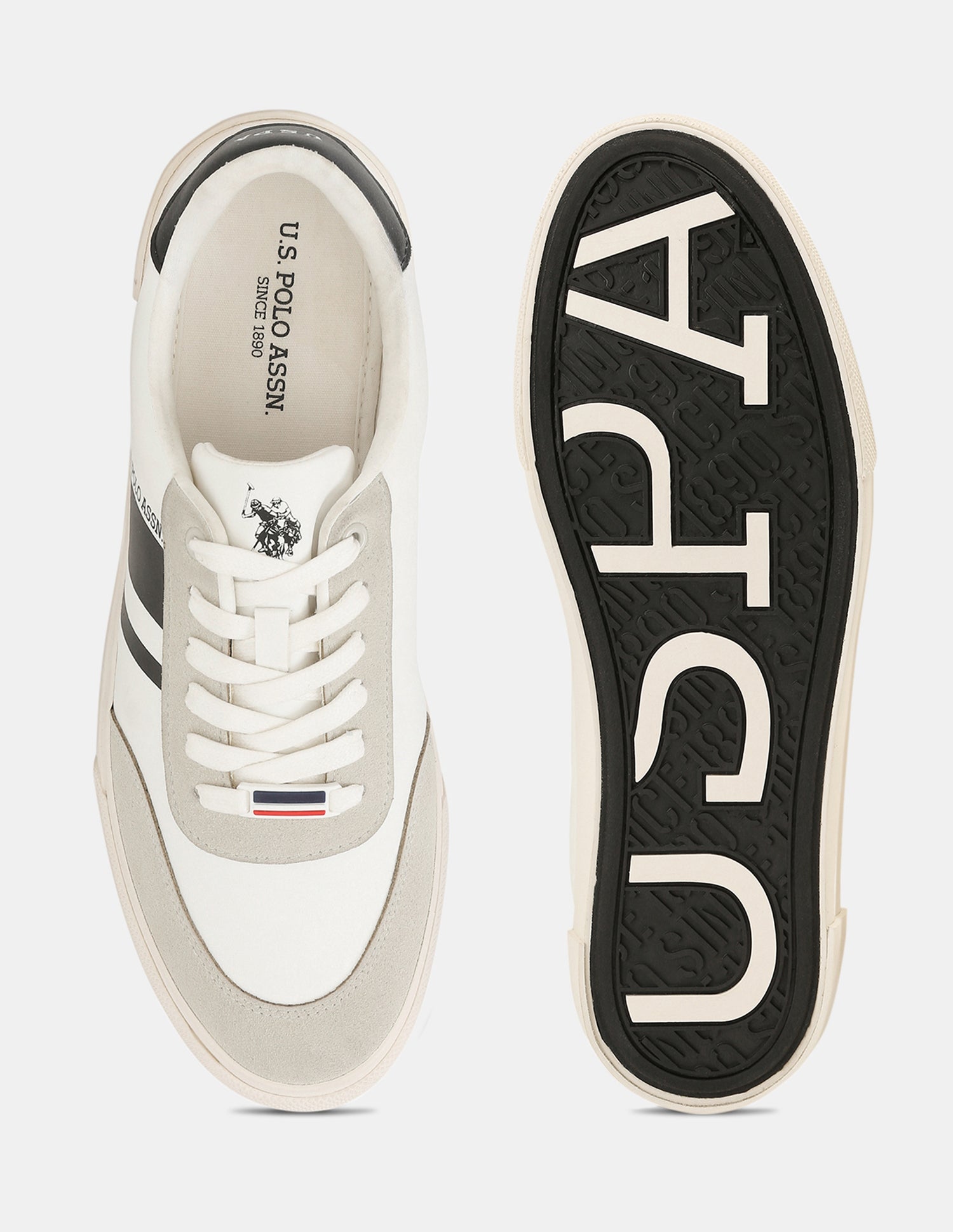 Men Krister 4.0 Colourblocked Sneakers White - U.S. Polo Assn. India | Large